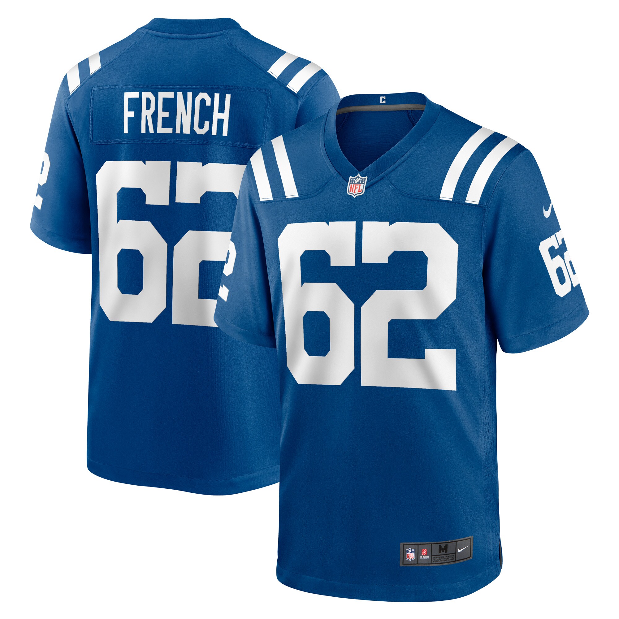 Wesley French Indianapolis Colts Game Player Jersey - Royal cheap jerseys for sale - CheapJerseys.Shop