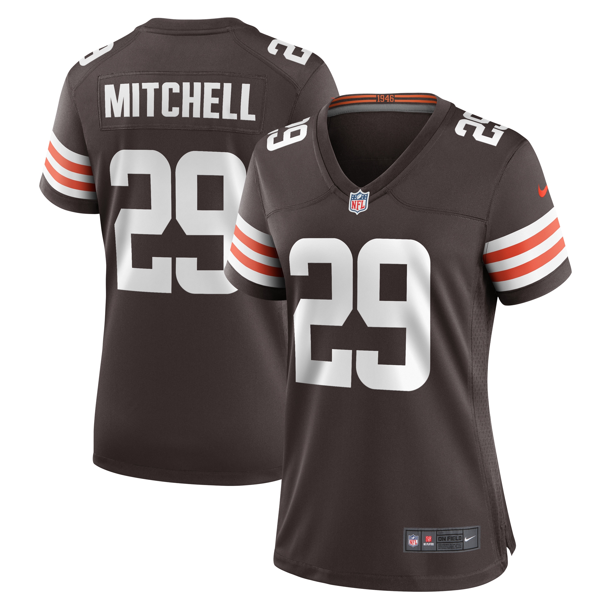 Cameron Mitchell Cleveland Browns Women's Team Game Jersey - Brown cheap jerseys for sale - CheapJerseys.Shop