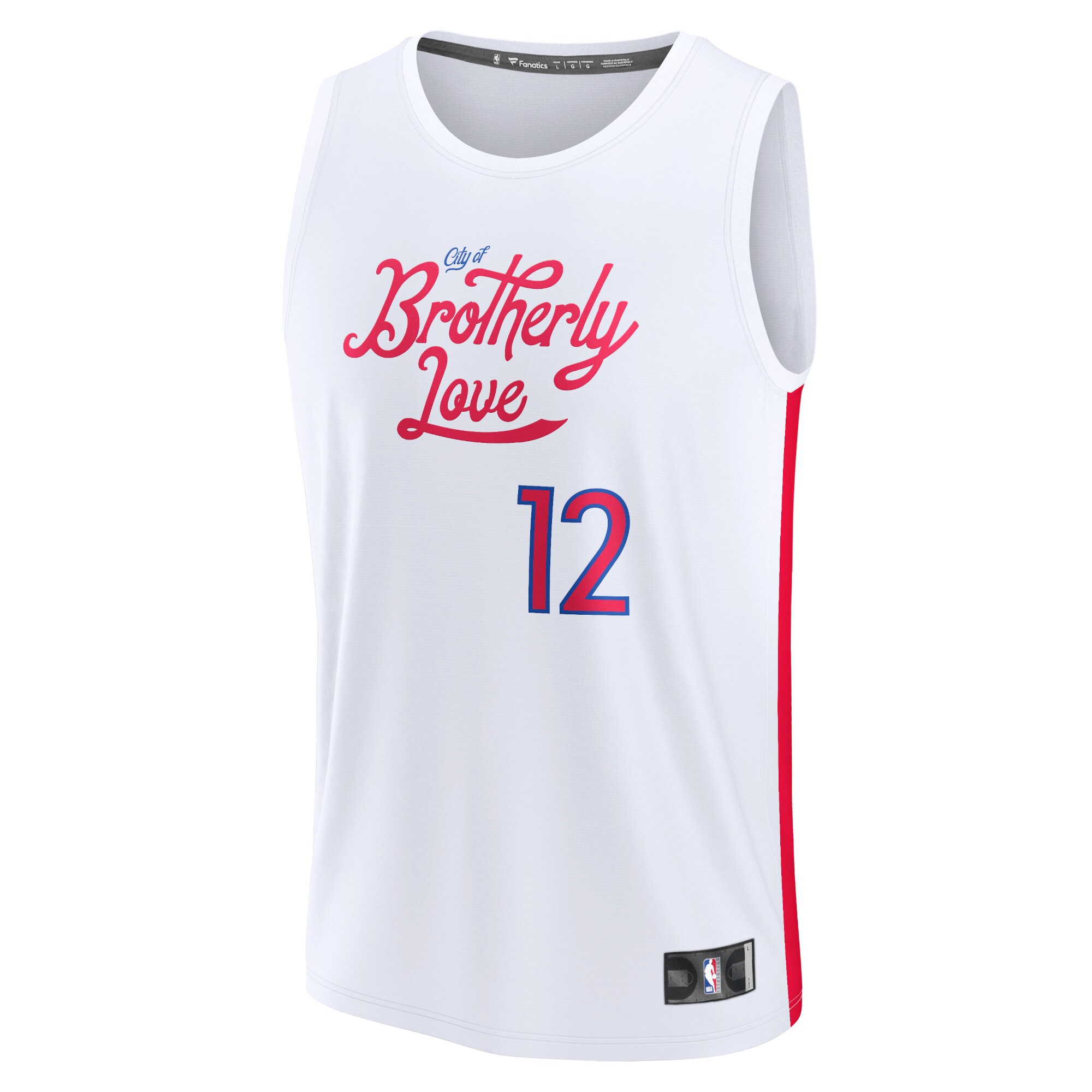 Tobias Harris Philadelphia 76ers Fanatics Youth Fastbreak Jersey - City Edition - White cheap jerseys for sale - CheapJerseys.Shop