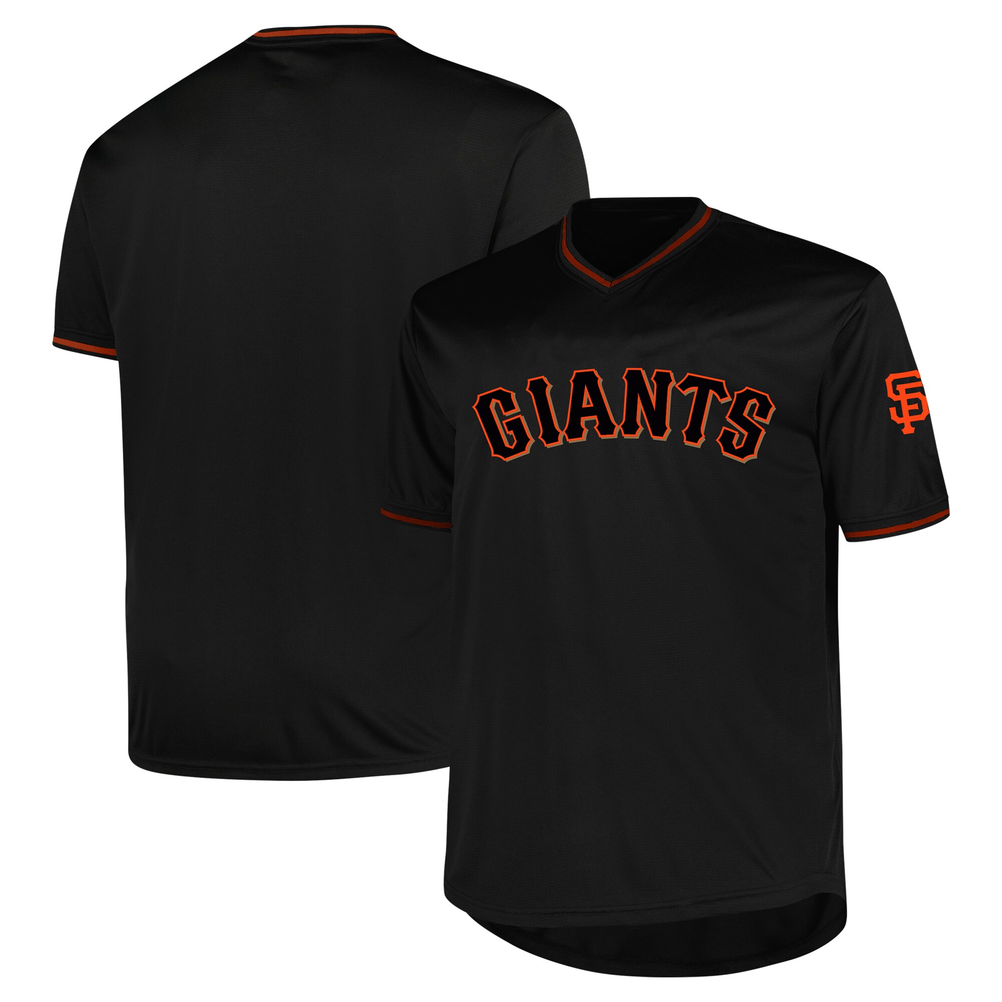 San Francisco Giants Profile Big & Tall Pop Fashion Jersey - Black cheap jerseys for sale - CheapJerseys.Shop