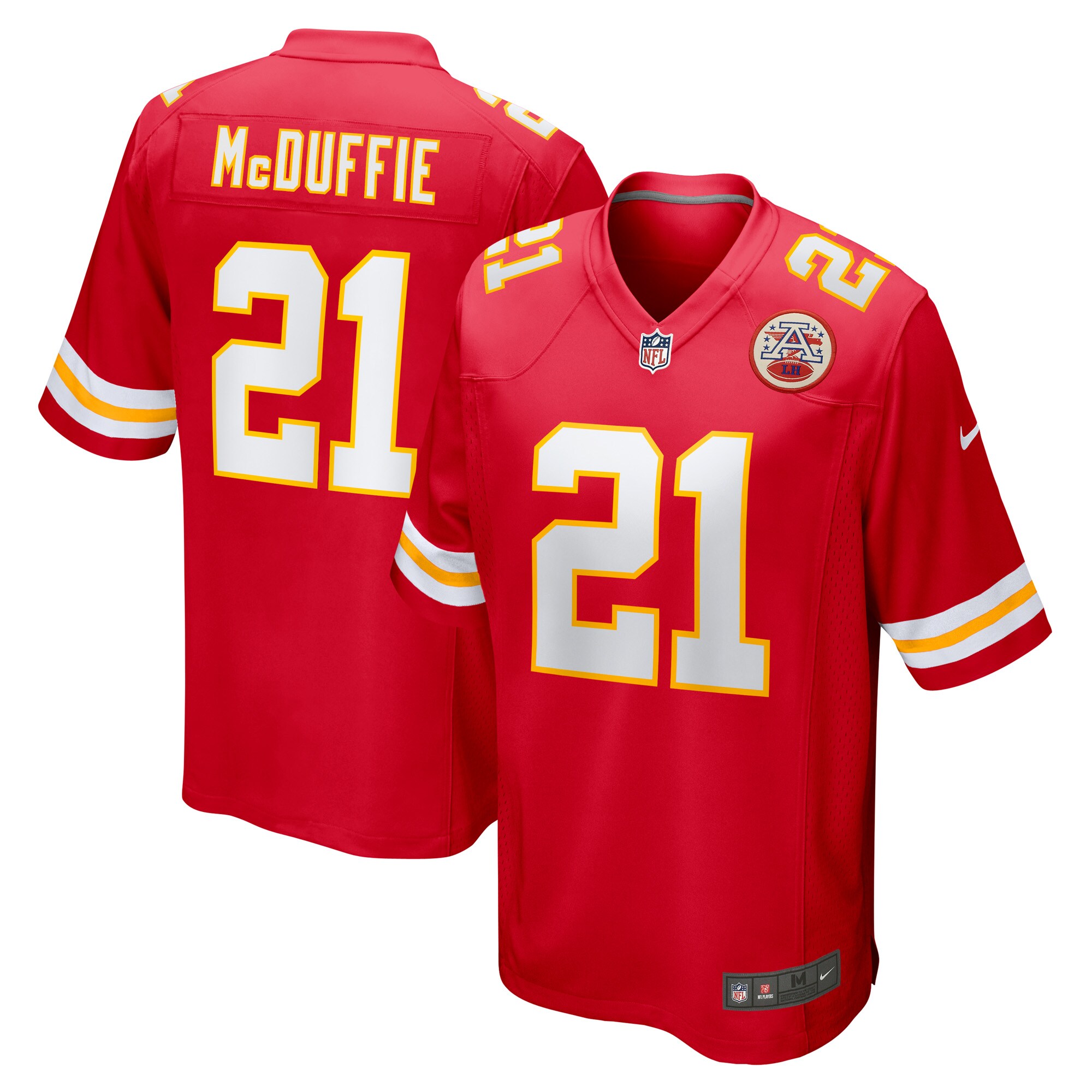 Trent McDuffie Kansas City Chiefs Player Game Jersey - Red cheap jerseys for sale - CheapJerseys.Shop