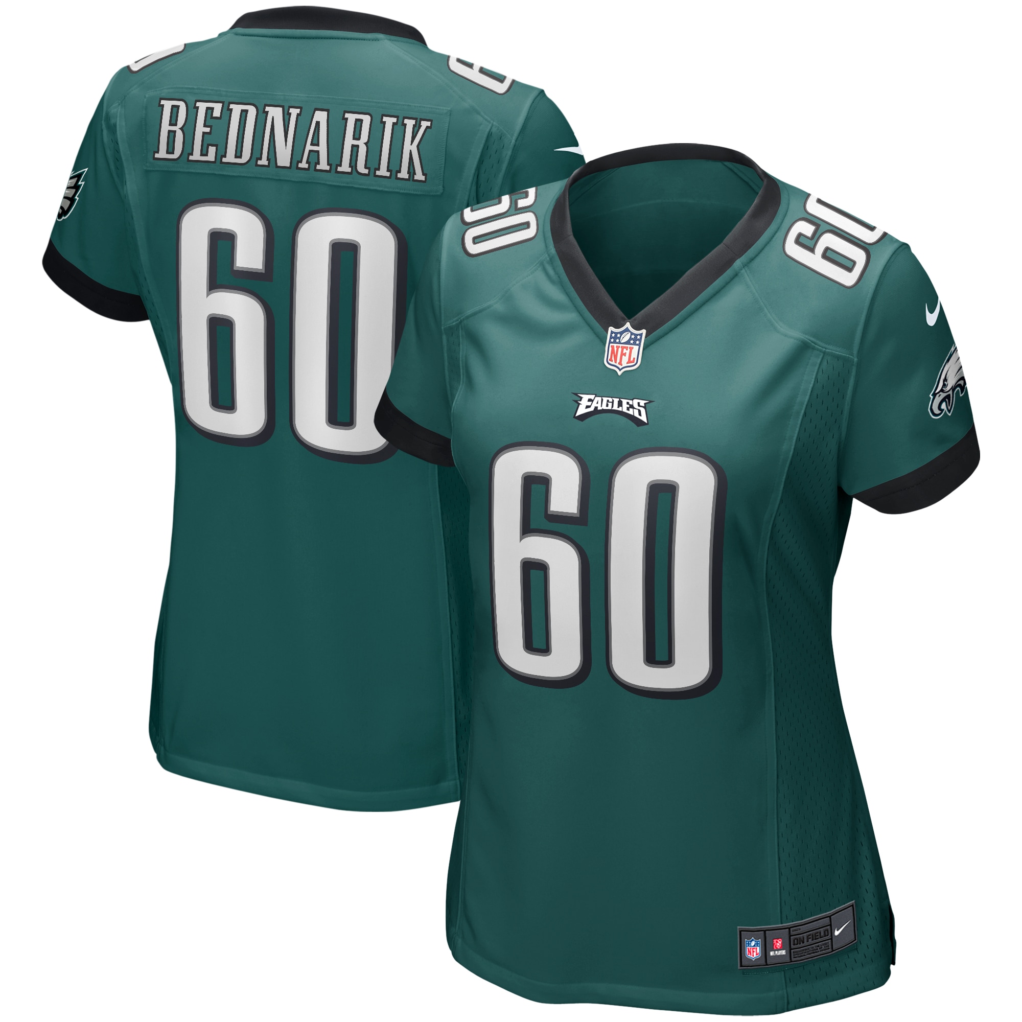 Chuck Bednarik Philadelphia Eagles Women's Game Retired Player Jersey - Midnight Green cheap jerseys for sale - CheapJerseys.Shop