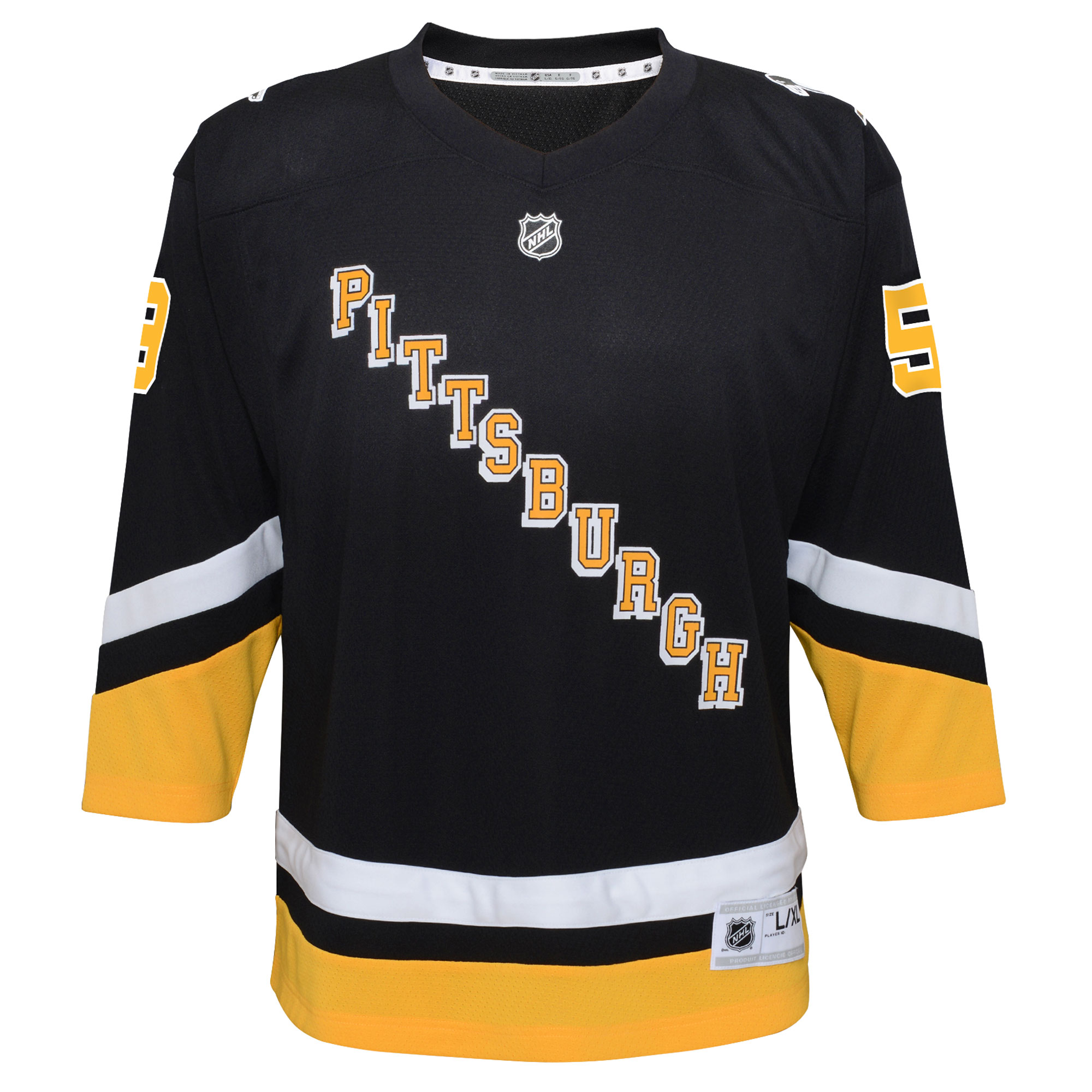 Jake Guentzel Pittsburgh Penguins Youth 2021\/22 Alternate Replica Player Jersey - Black cheap jerseys for sale - CheapJerseys.Shop