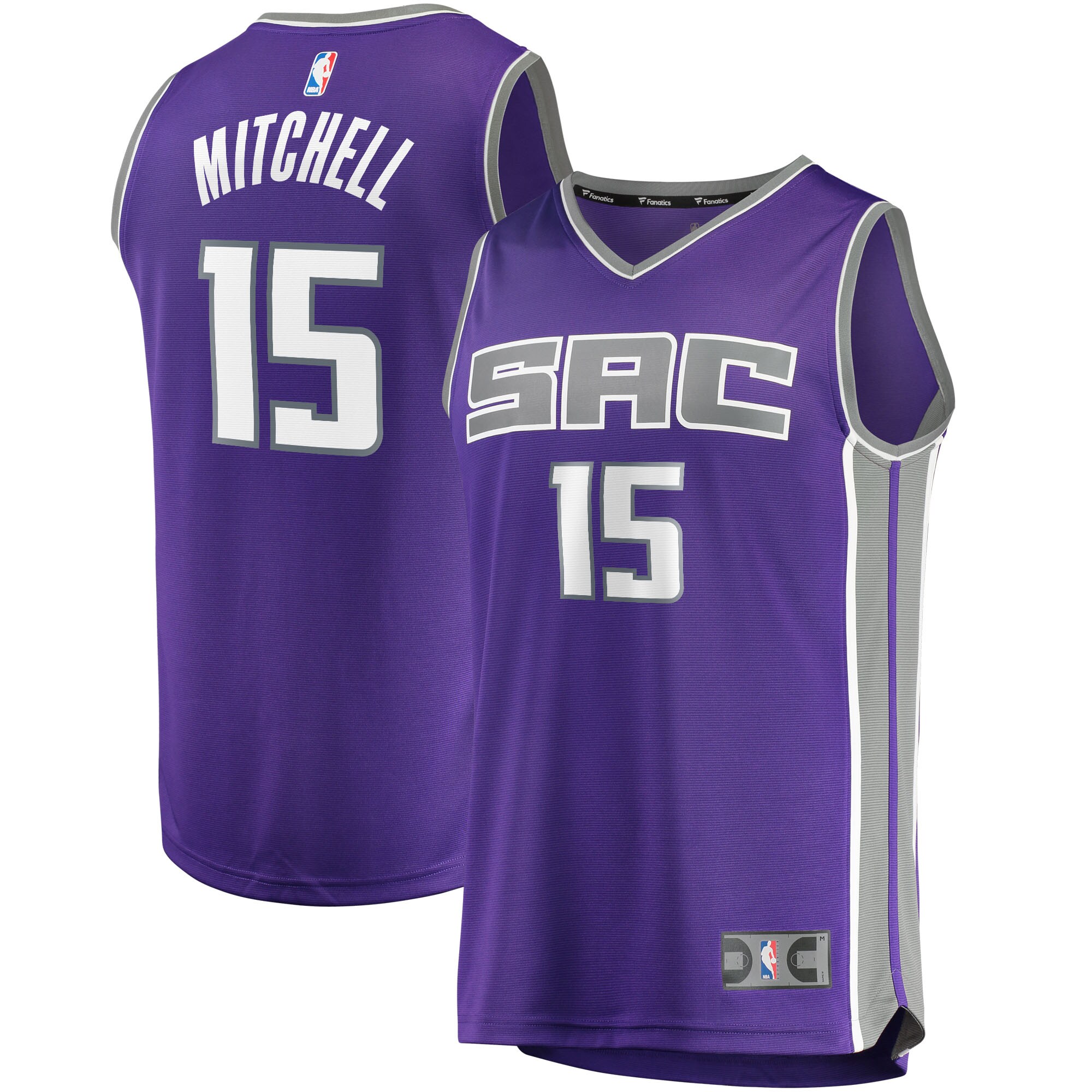Davion Mitchell Sacramento Kings Fanatics Fast Break Replica Jersey - Icon Edition - Purple cheap jerseys for sale - CheapJerseys.Shop