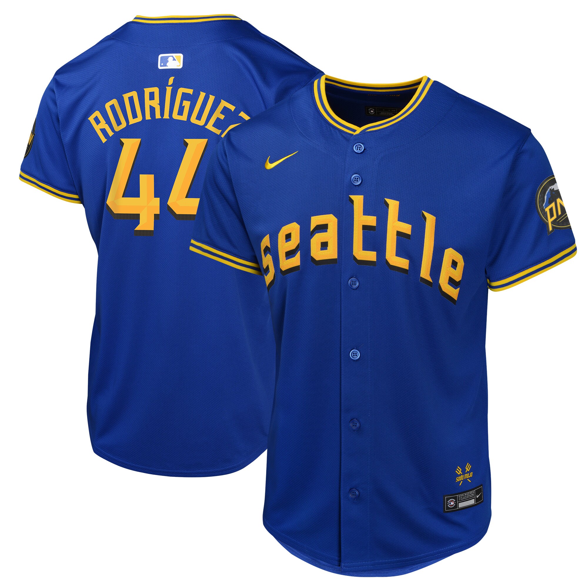 Julio Rodr\u00c3\u00adguez Seattle Mariners Youth City Connect Limited Player Jersey - Navy cheap jerseys for sale - CheapJerseys.Shop