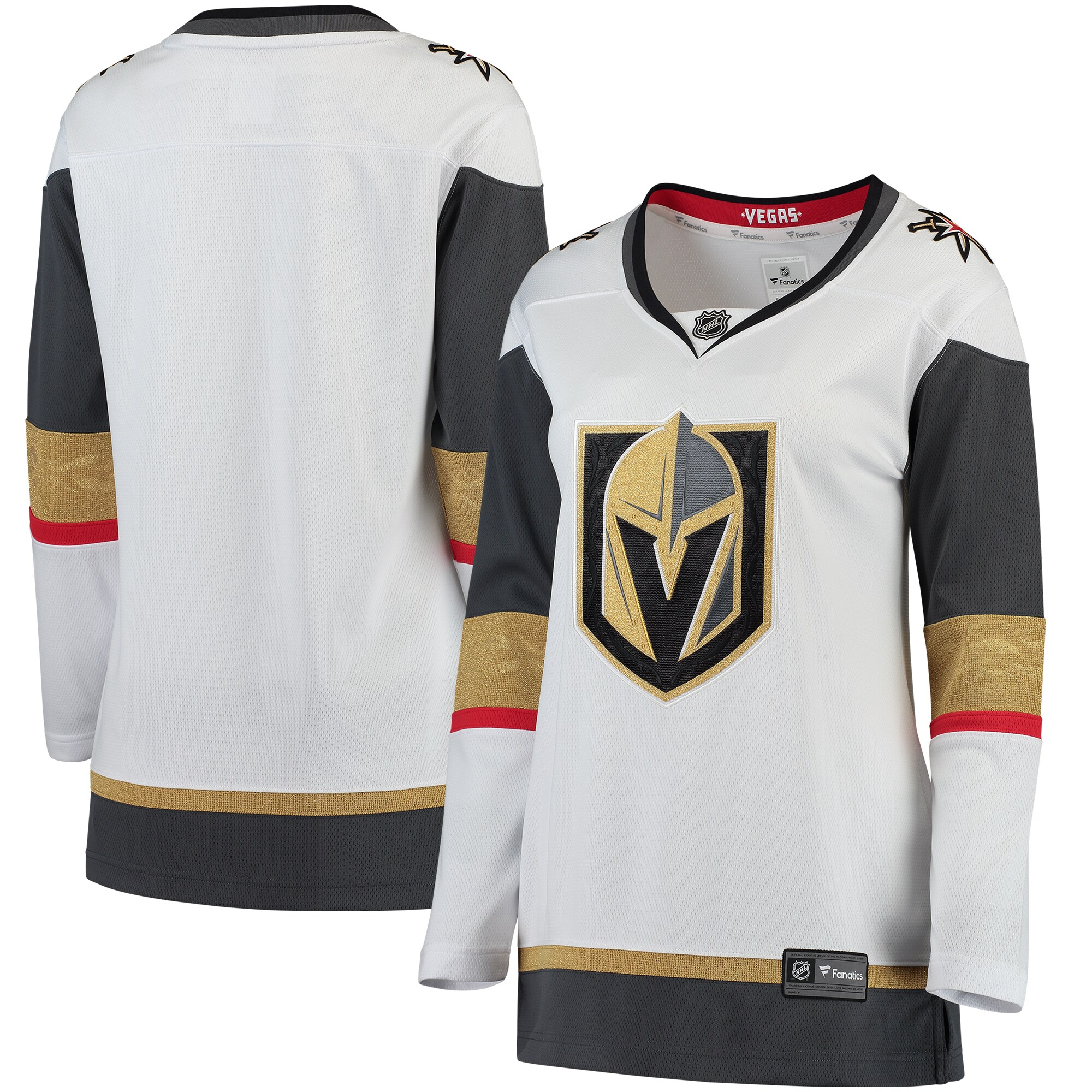 Vegas Golden Knights Fanatics Women's Away Breakaway Jersey - White cheap jerseys for sale - CheapJerseys.Shop