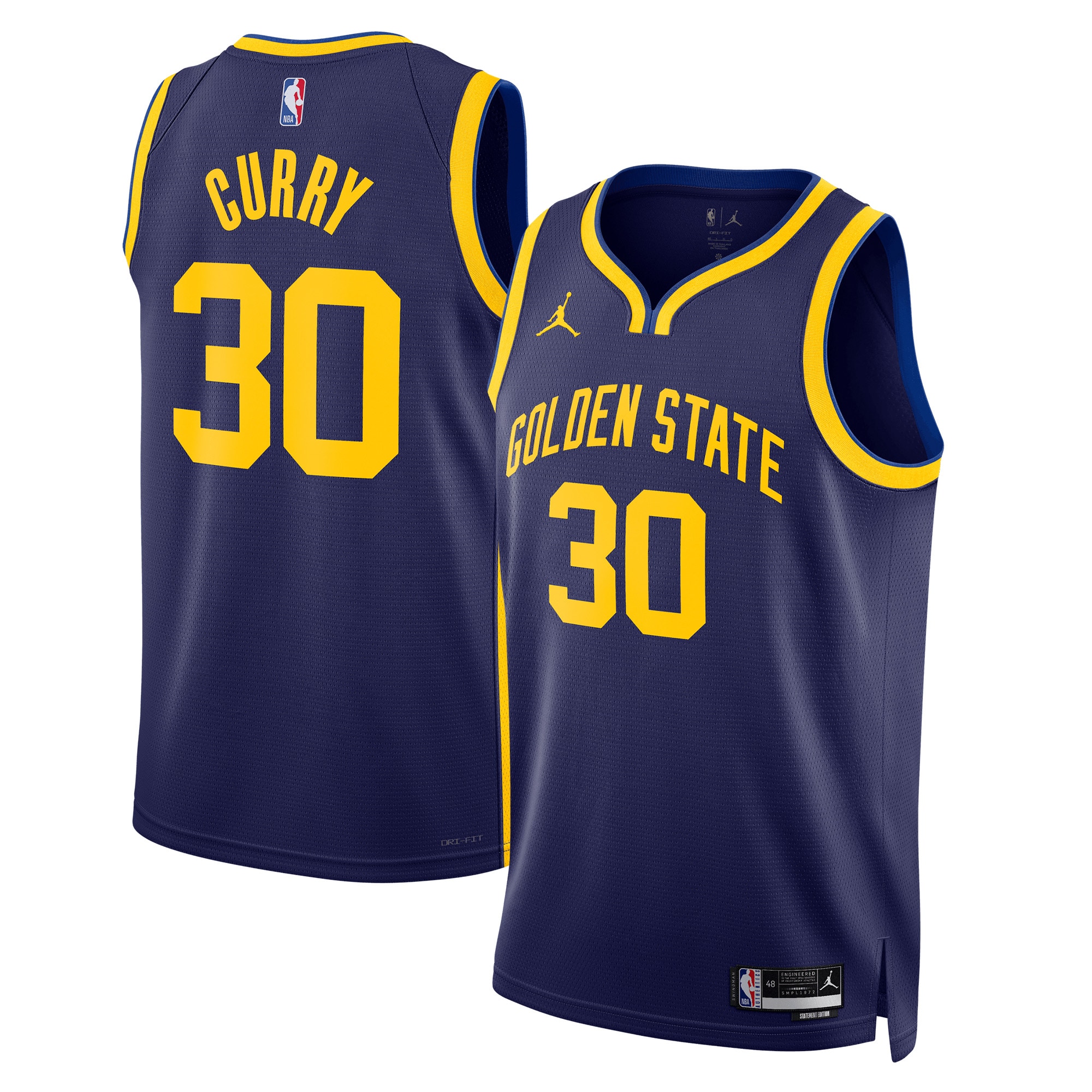 Stephen Curry Golden State Warriors Jordan Brand Unisex Swingman Jersey - Statement Edition - Navy cheap jerseys for sale - CheapJerseys.Shop