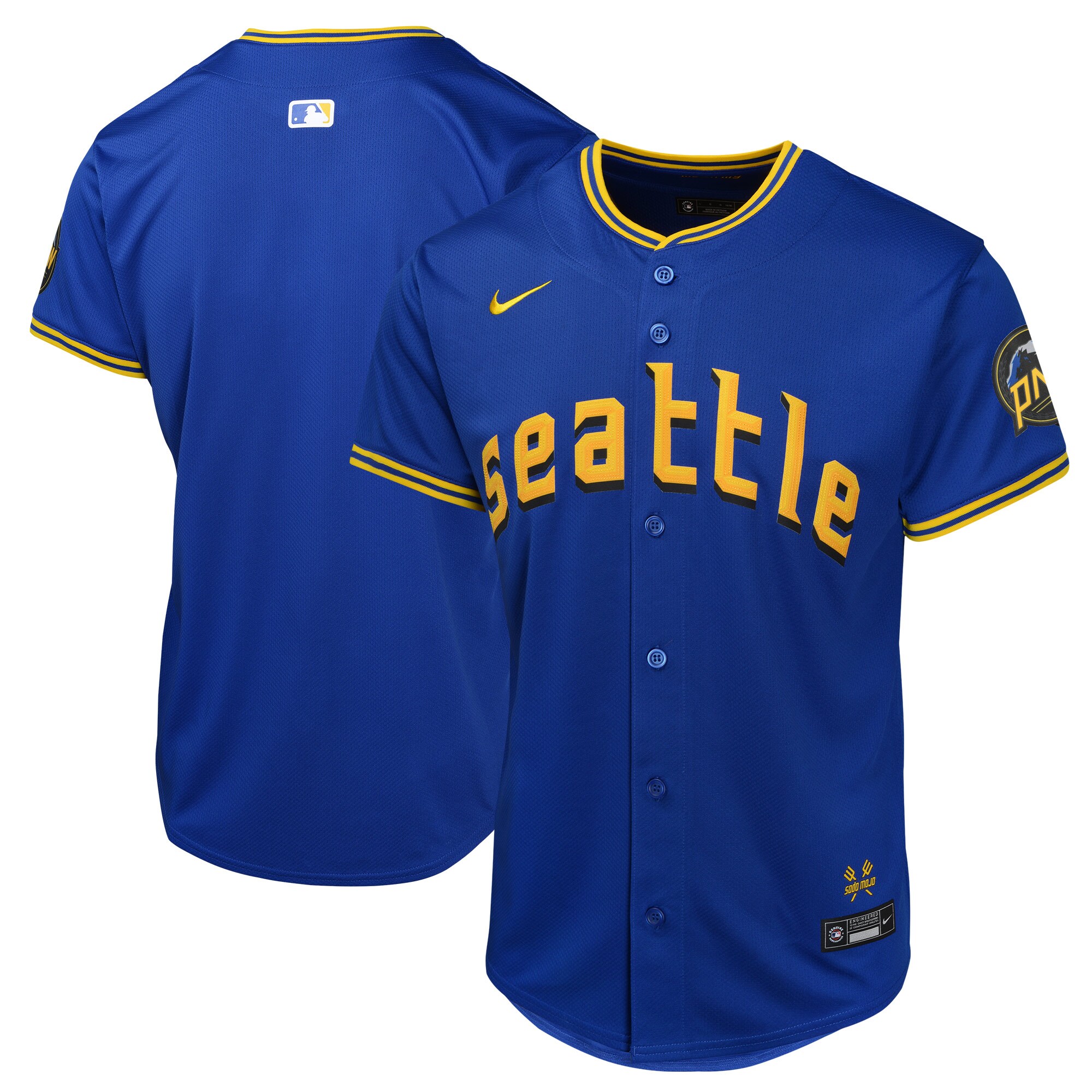 Seattle Mariners Youth City Connect Limited Jersey - Blue cheap jerseys for sale - CheapJerseys.Shop