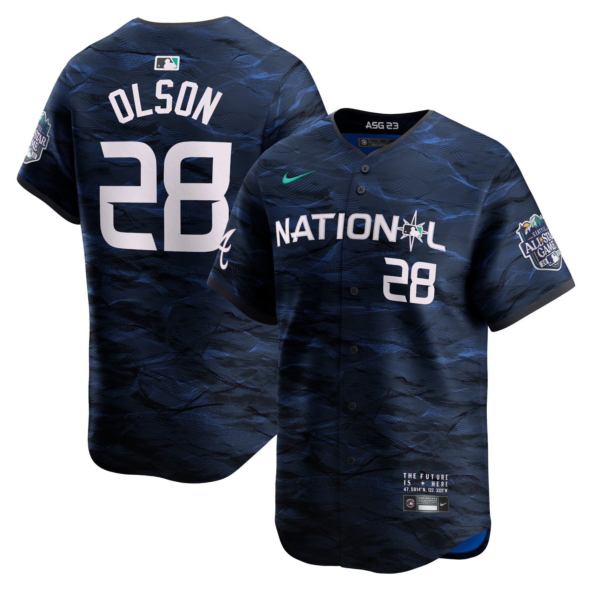 Matt Olson National League 2023 All-Star Game Limited Player Jersey - Royal cheap jerseys for sale - CheapJerseys.Shop