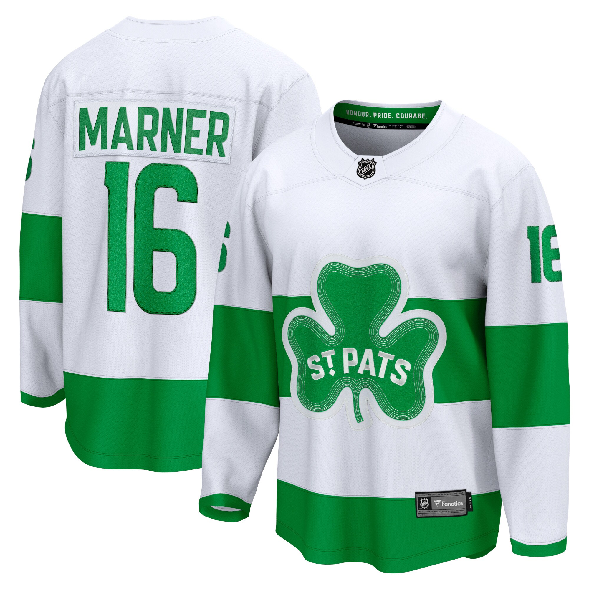 Mitch Marner Toronto Maple Leafs Fanatics St. Patricks Alternate Premier Breakaway Player Jersey - White cheap jerseys for sale - CheapJerseys.Shop