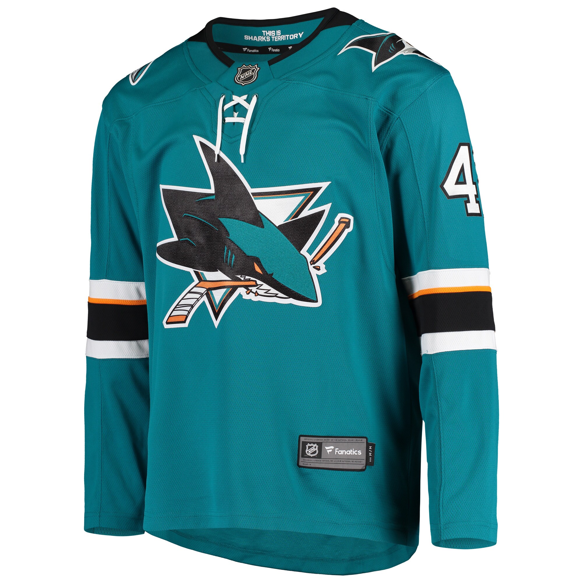Joel Ward San Jose Sharks Fanatics Breakaway Home Player Jersey - Teal cheap jerseys for sale - CheapJerseys.Shop