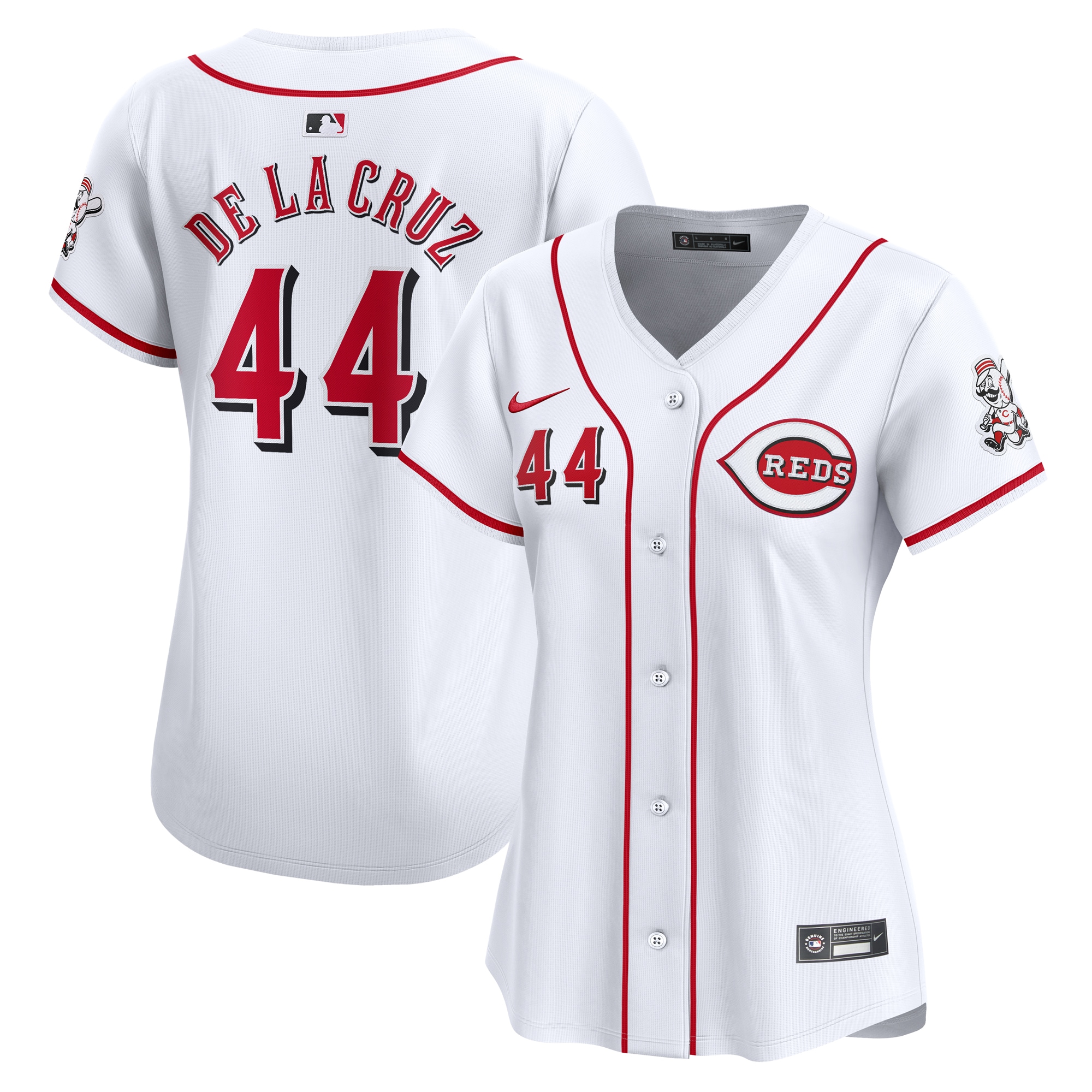 Elly De La Cruz Cincinnati Reds Women's Home Limited Player Jersey\u00c2\u00a0\u00e2\u20ac\u201c White cheap jerseys for sale - CheapJerseys.Shop