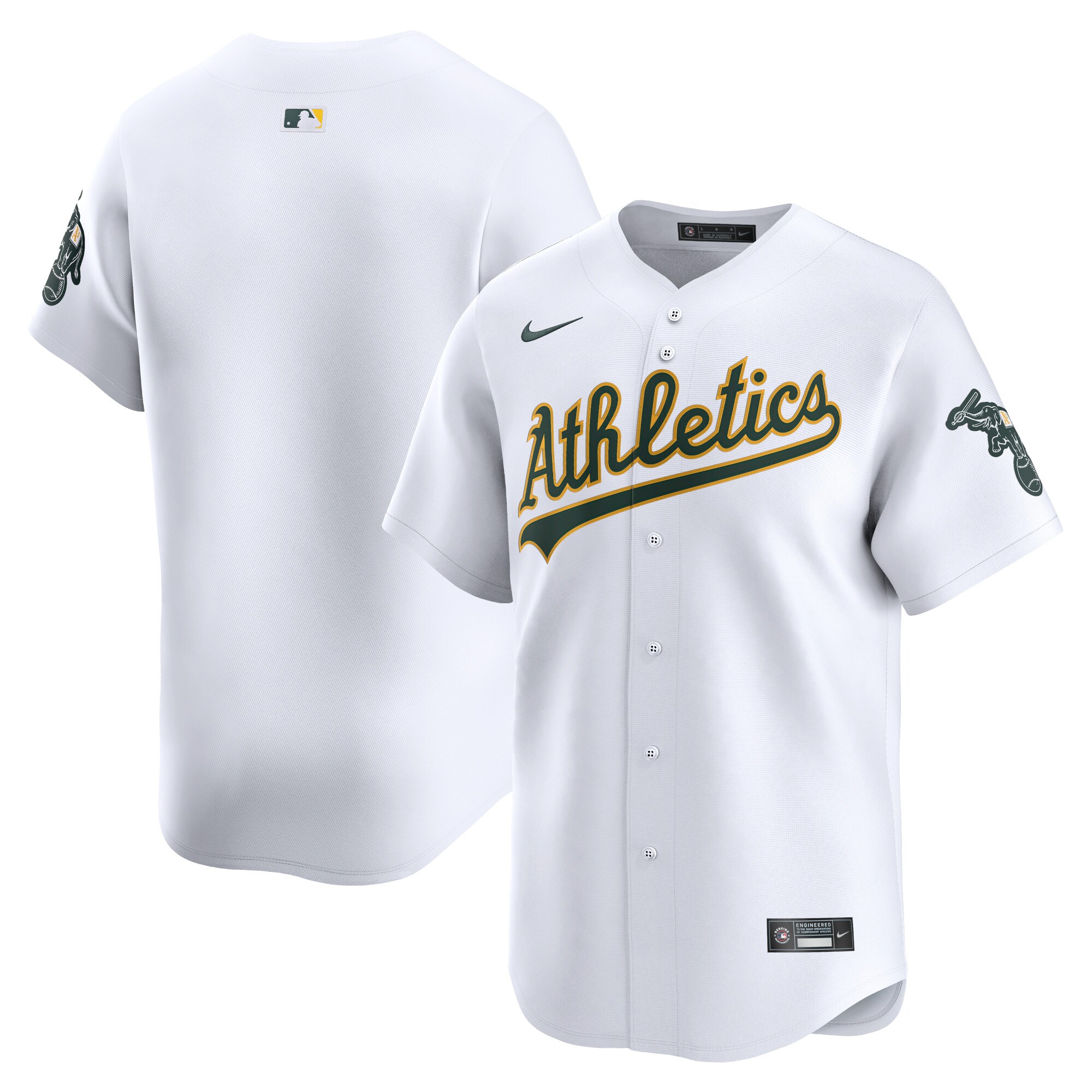 Oakland Athletics Youth Home Limited Jersey - White cheap jerseys for sale - CheapJerseys.Shop