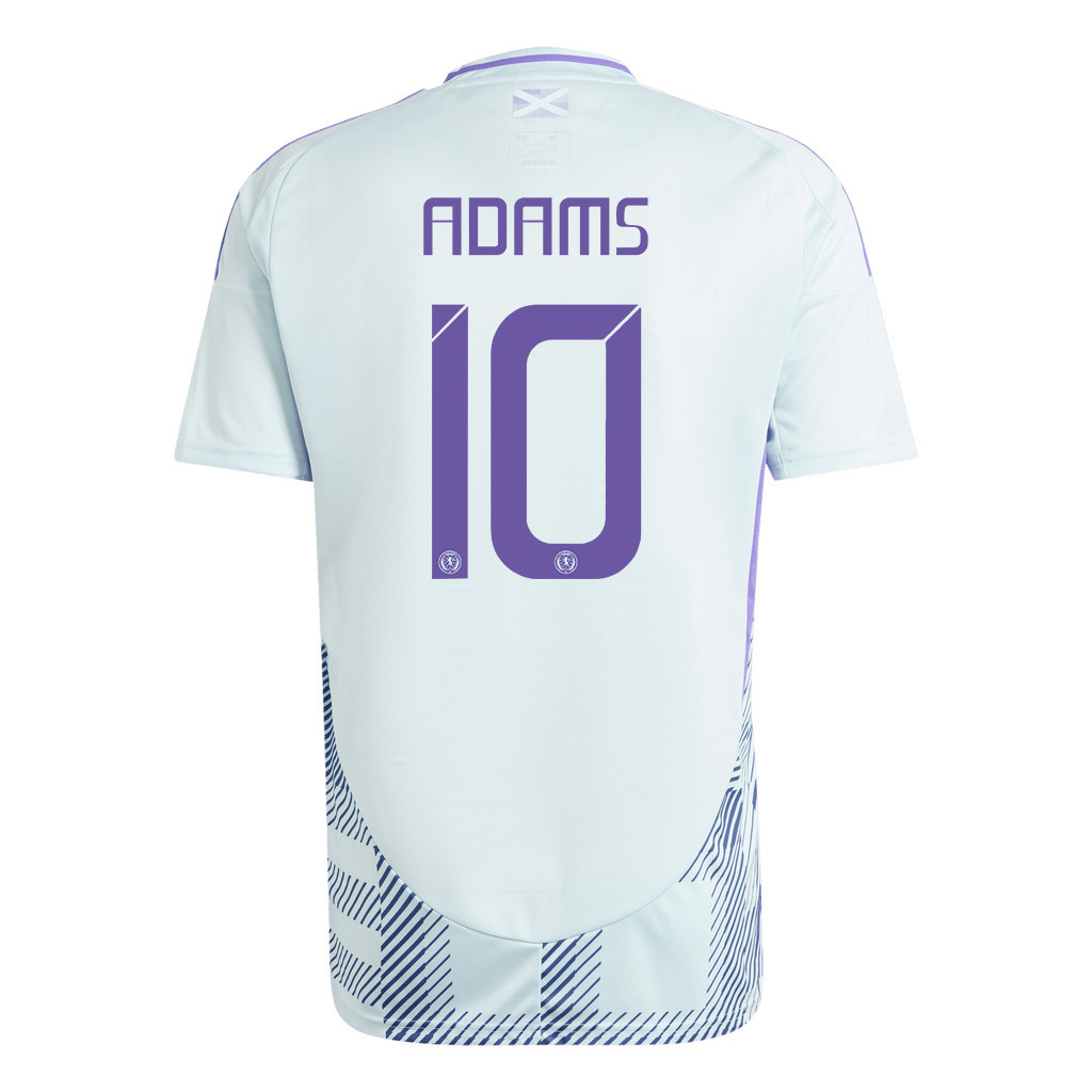 Che Adams 10 Scotland National Team 2024 Away Men Jersey - White cheap jerseys for sale - CheapJerseys.Shop