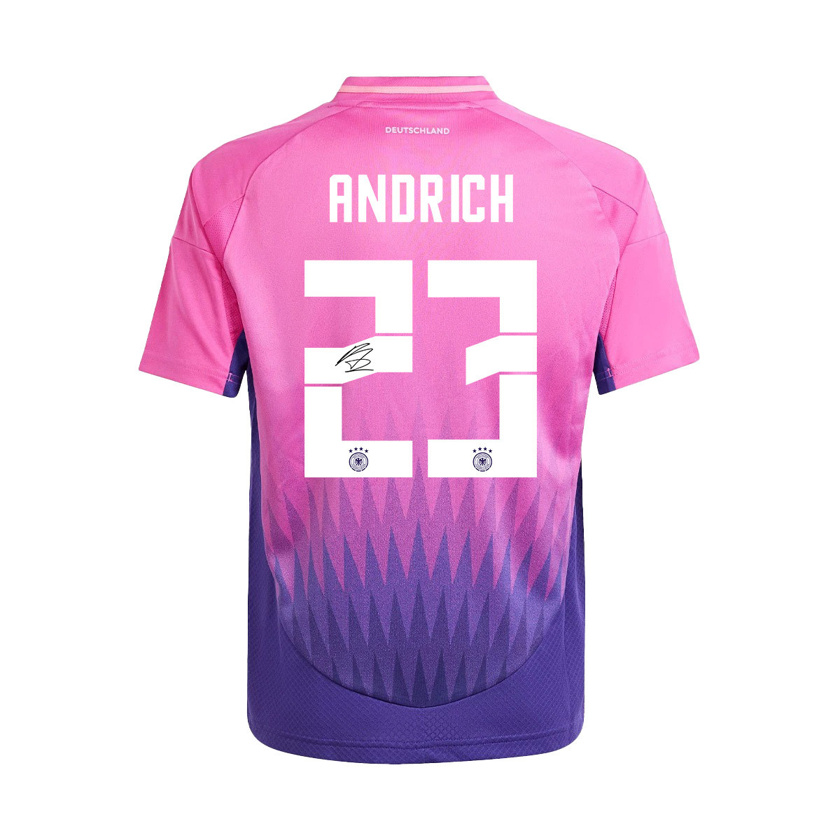 Robert Andrich 23 Signed Germany National Team 2024/25 YOUTH Jersey Autographed - Away cheap jerseys for sale - CheapJerseys.Shop