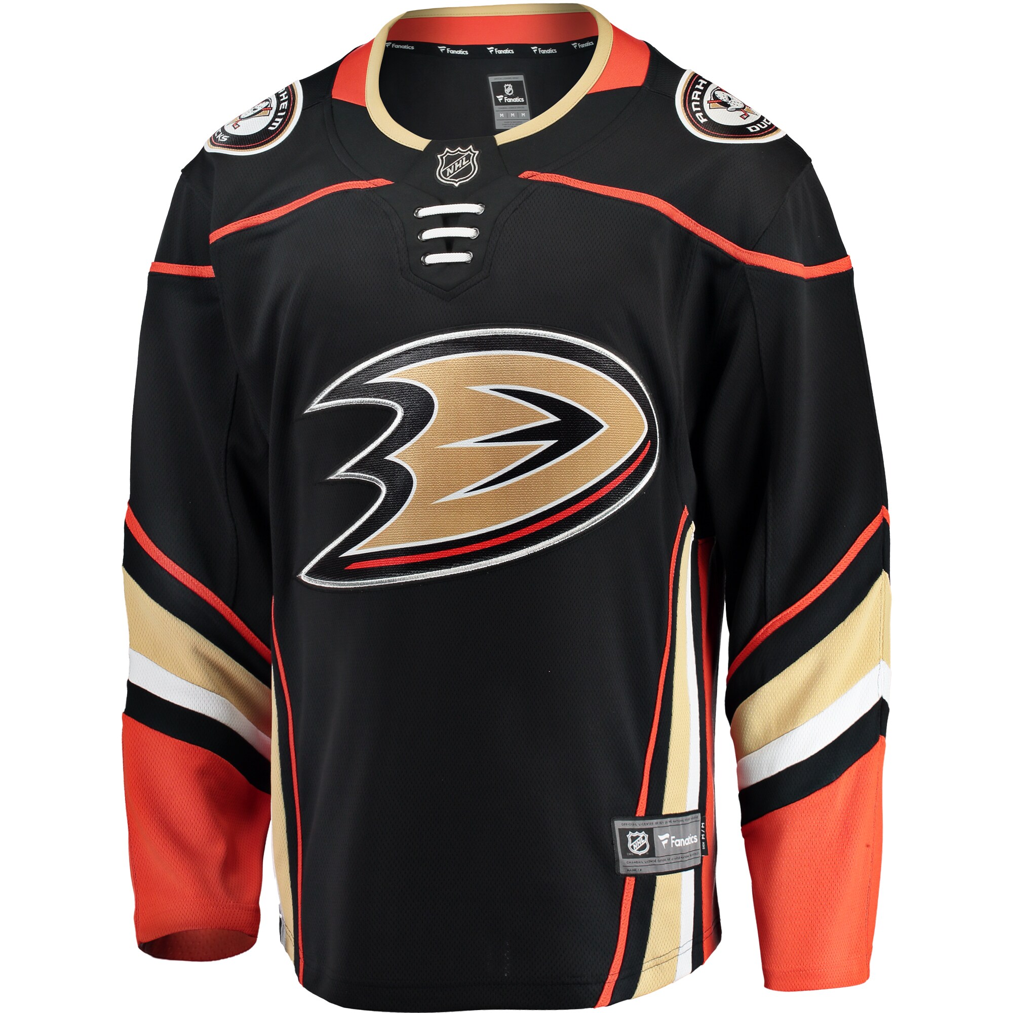 Anaheim Ducks Fanatics Breakaway Home Jersey - Black cheap jerseys for sale - CheapJerseys.Shop