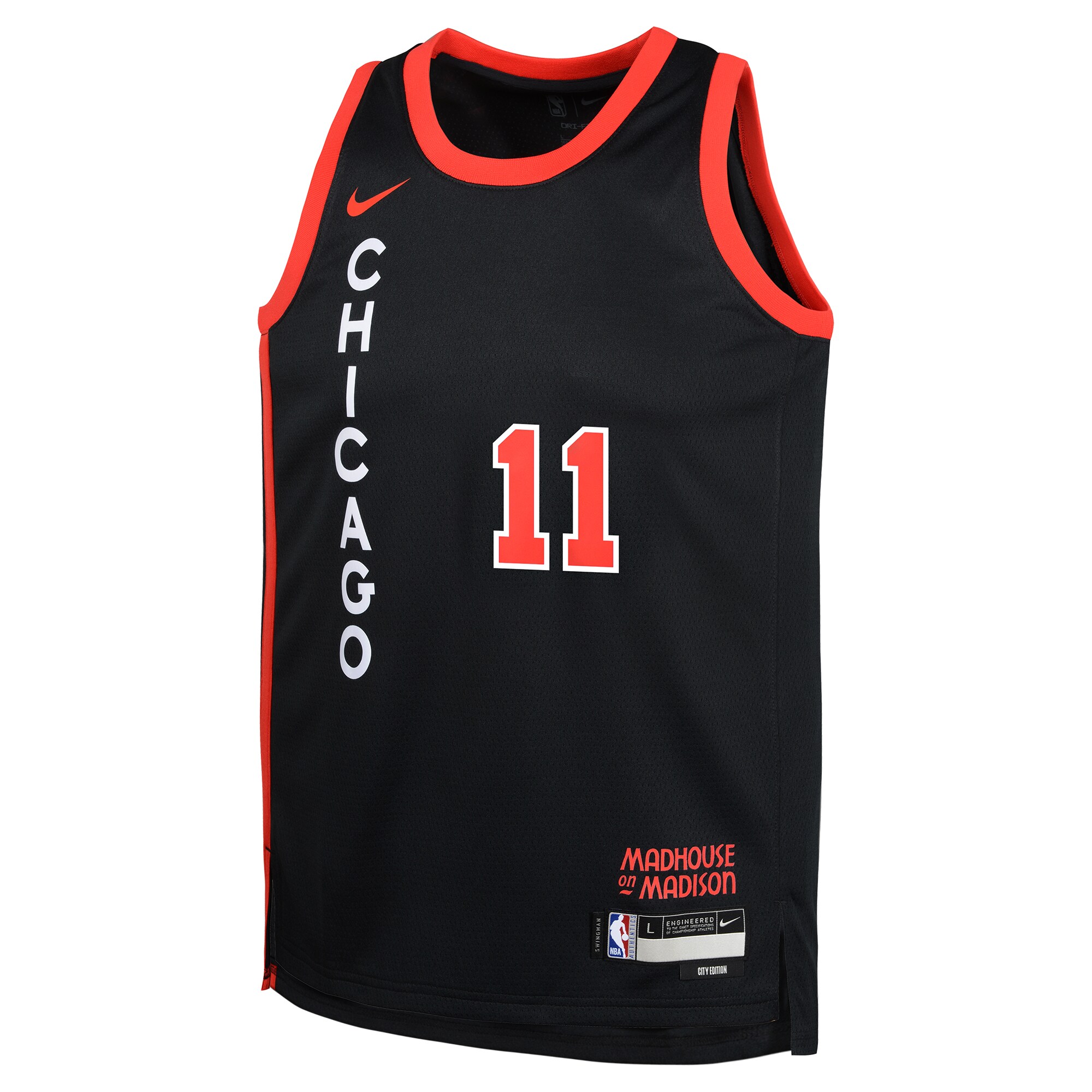 DeMar DeRozan Chicago Bulls Youth Swingman Replica Jersey - City Edition - Black cheap jerseys for sale - CheapJerseys.Shop
