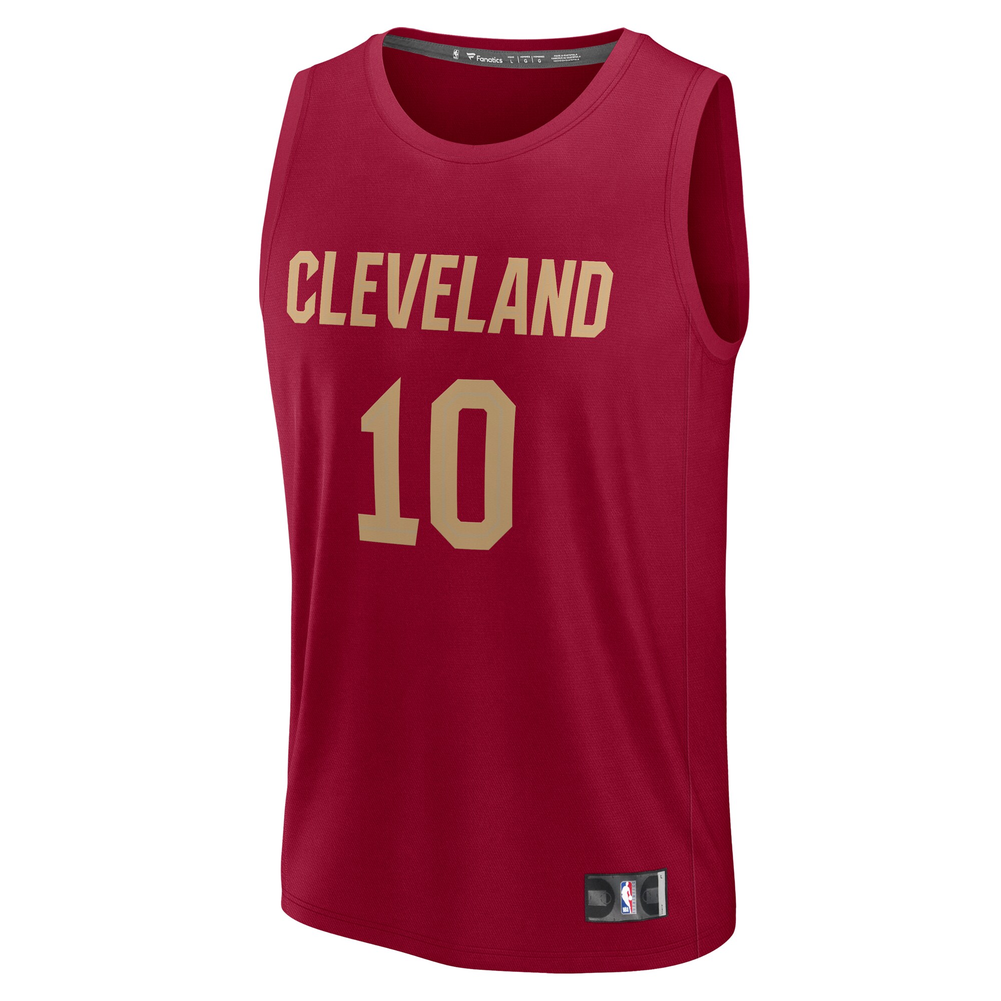Darius Garland Cleveland Cavaliers Fanatics Fast Break Player Jersey - Icon Edition - Wine cheap jerseys for sale - CheapJerseys.Shop