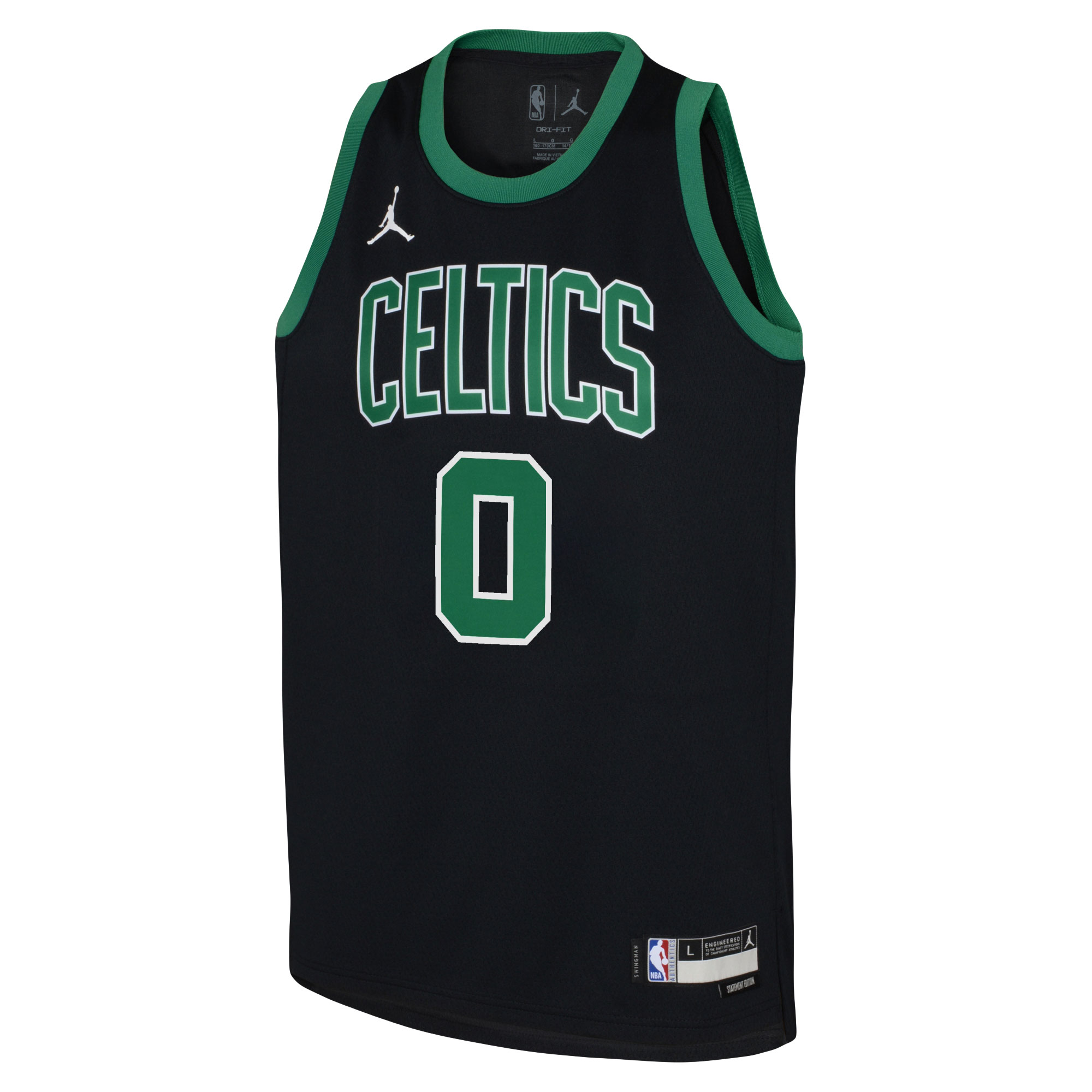 Jayson Tatum Boston Celtics Jordan Brand Youth Swingman Jersey - Statement Edition - Black cheap jerseys for sale - CheapJerseys.Shop
