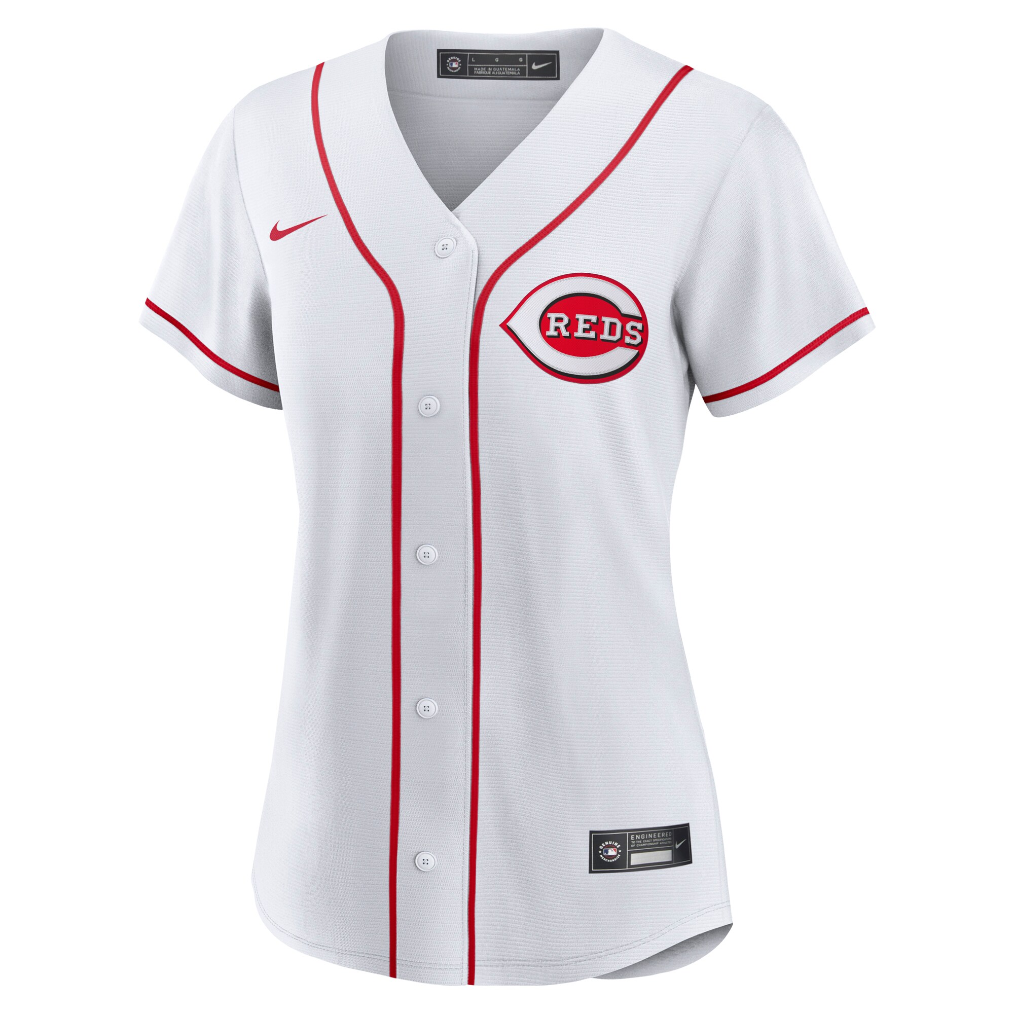 Elly De La Cruz Cincinnati Reds Women's Home Replica Jersey - White cheap jerseys for sale - CheapJerseys.Shop