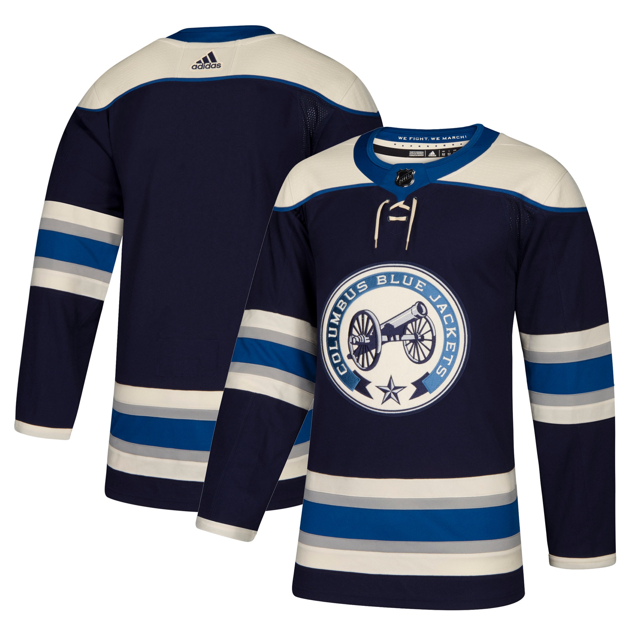 Columbus Blue Jackets Authentic Alternate Blank Jersey - Navy cheap jerseys for sale - CheapJerseys.Shop