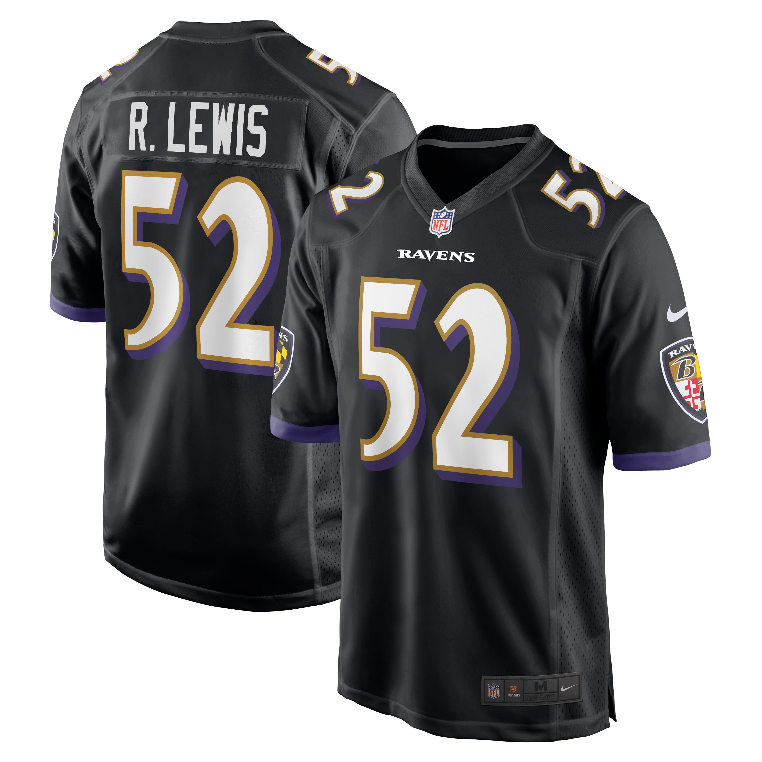 Ray Lewis Baltimore Ravens Retired Player Jersey - Black cheap jerseys for sale - CheapJerseys.Shop