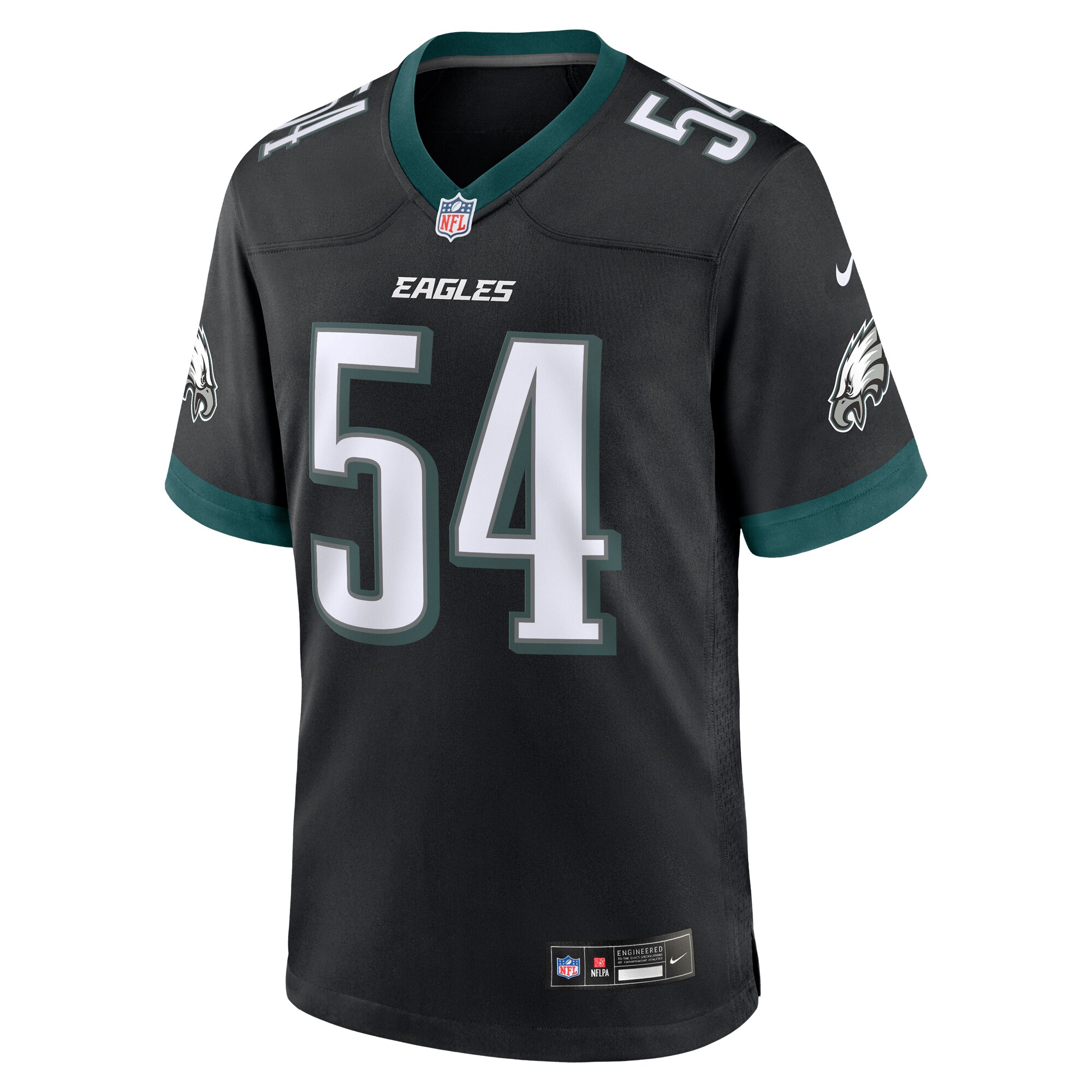 Jeremiah Trotter Jr. Philadelphia Eagles Alternate 2024 Draft Game Jersey - Black cheap jerseys for sale - CheapJerseys.Shop