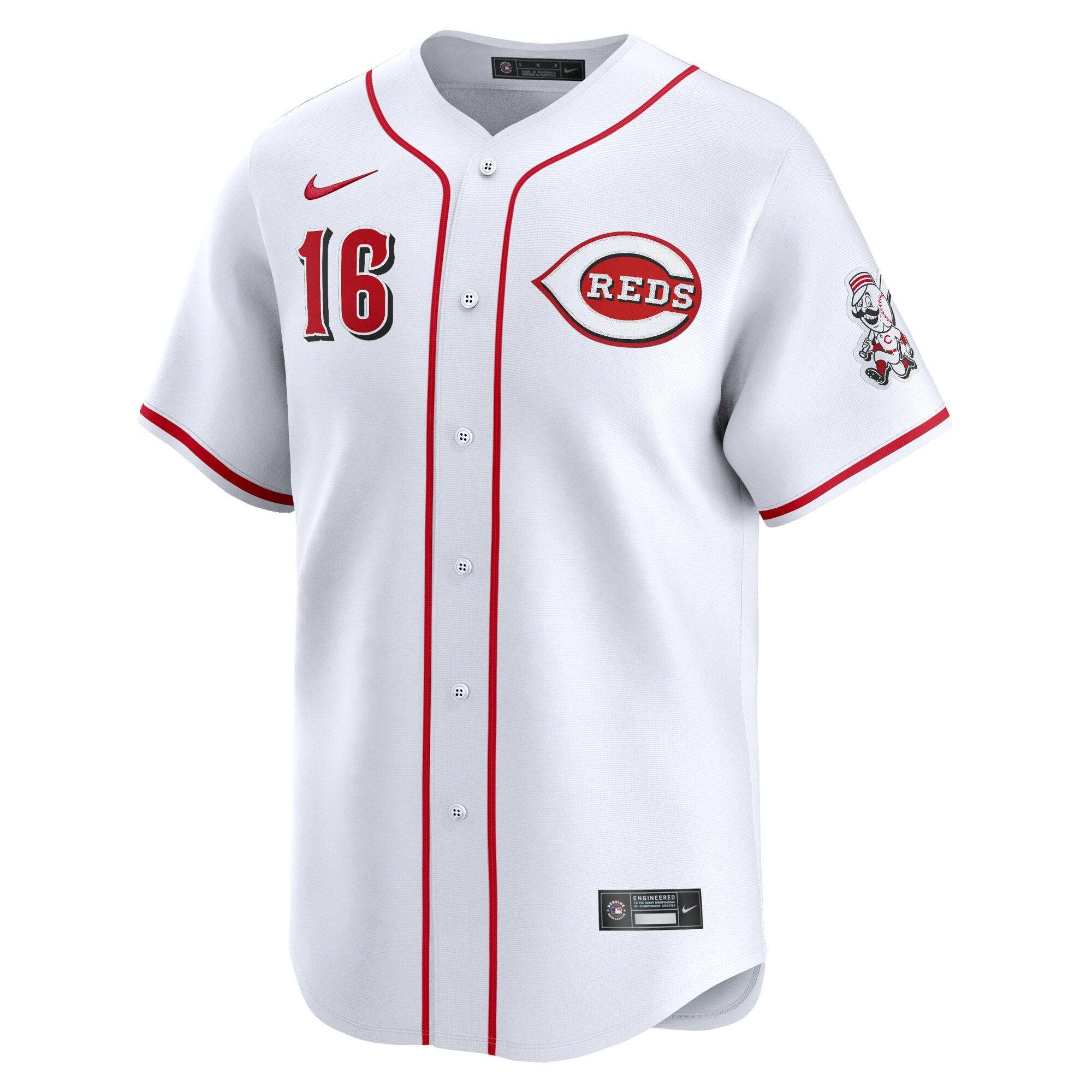 Noelvi Marte Cincinnati Reds Home Limited Player Jersey - White cheap jerseys for sale - CheapJerseys.Shop