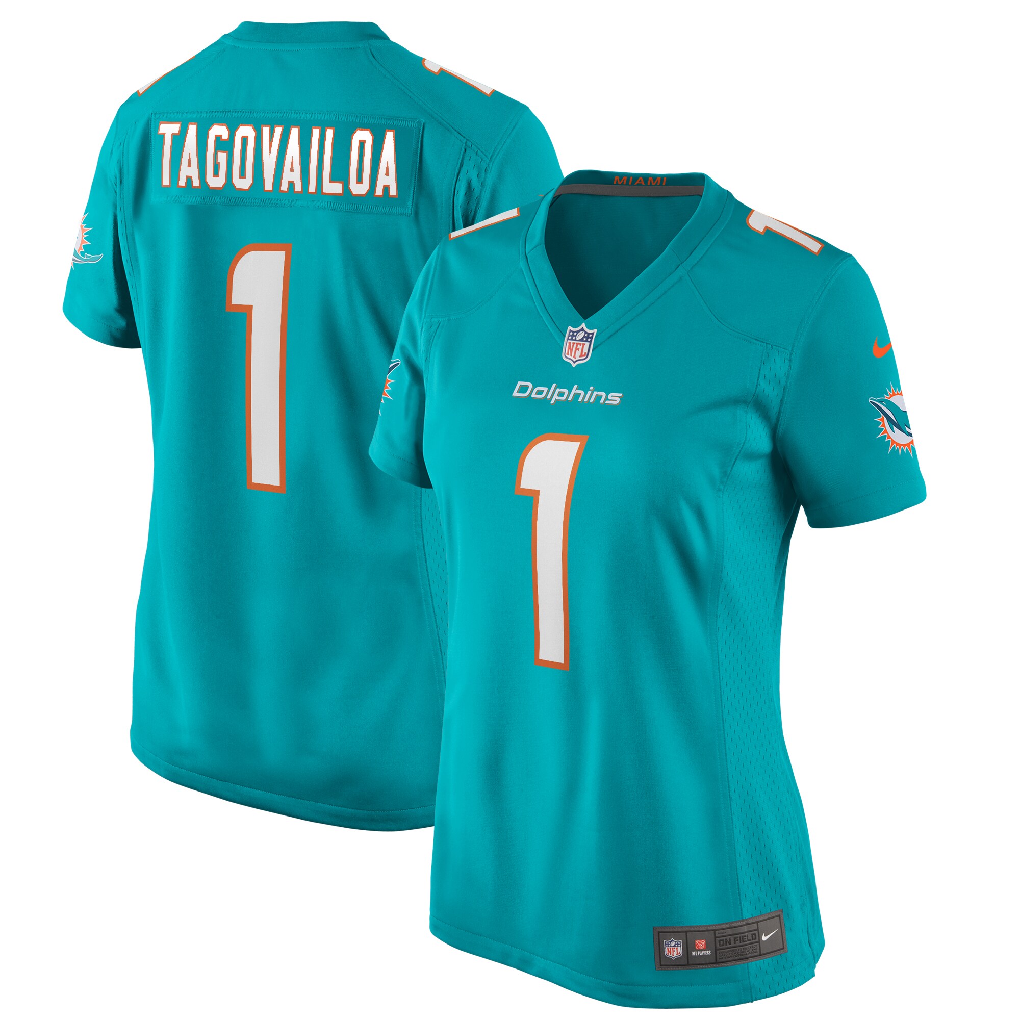 Tua Tagovailoa Miami Dolphins Women's Game Jersey - Aqua cheap jerseys for sale - CheapJerseys.Shop
