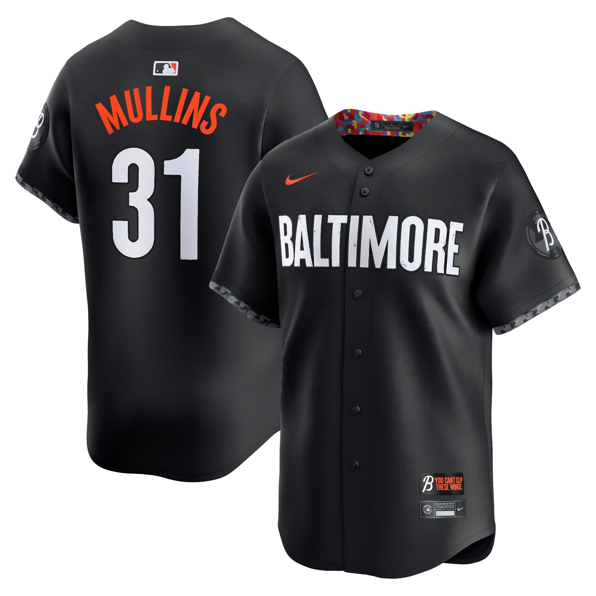 Cedric Mullins Baltimore Orioles City Connect Limited Player Jersey - Black cheap jerseys for sale - CheapJerseys.Shop
