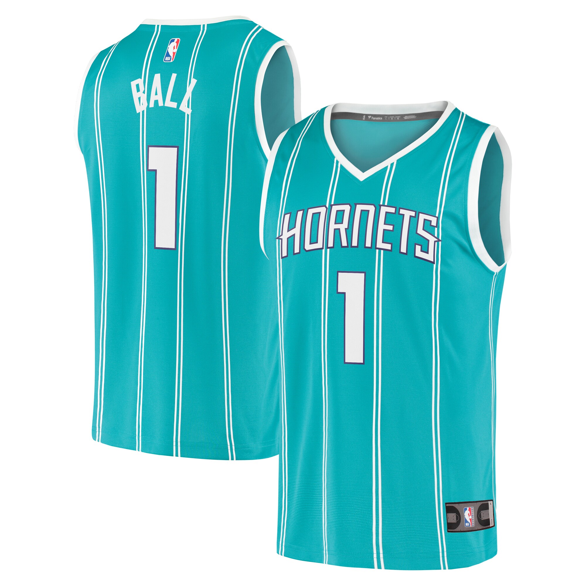 LaMelo Ball Charlotte Hornets Fanatics Youth Fast Break Player Jersey - Icon Edition - Teal cheap jerseys for sale - CheapJerseys.Shop