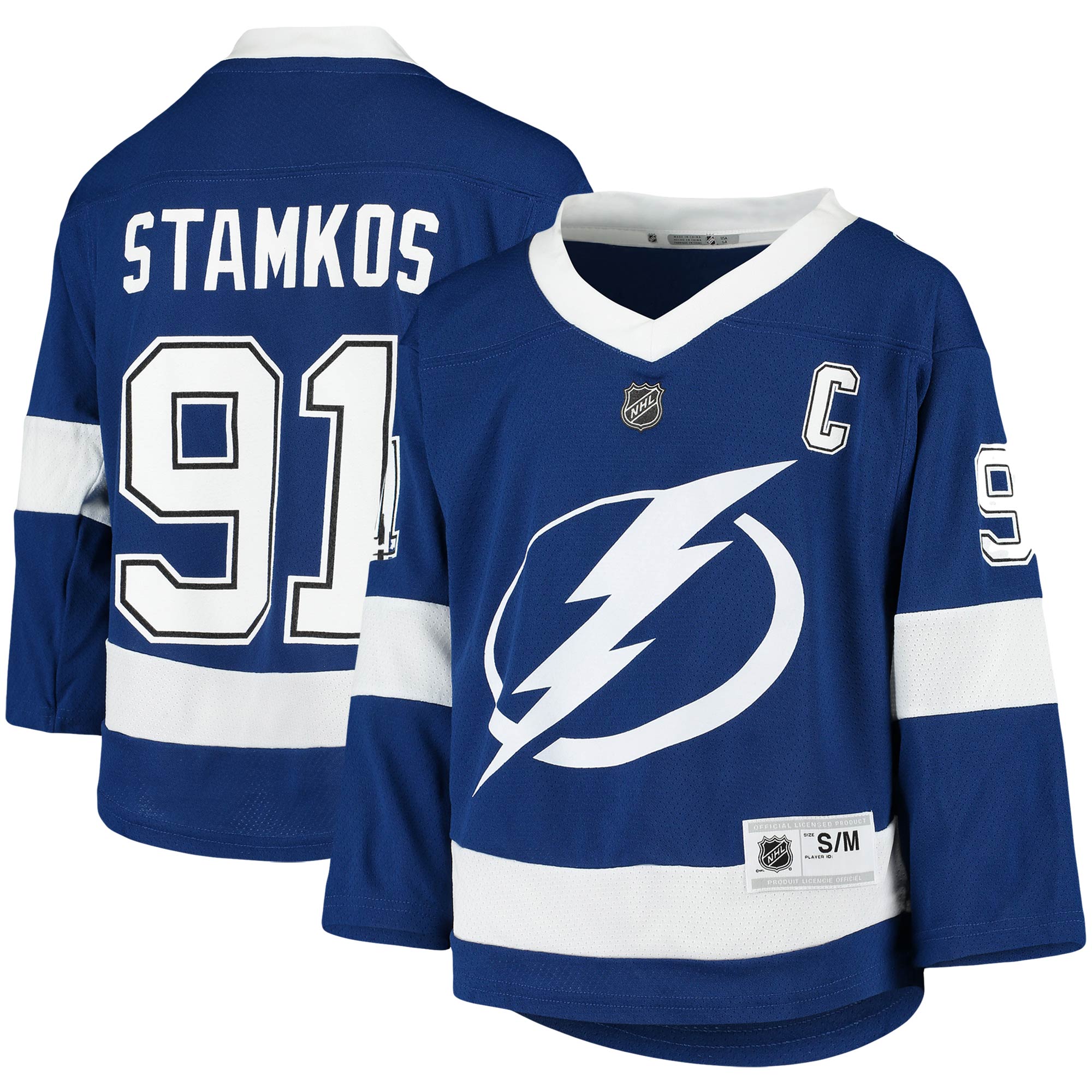 Steven Stamkos Tampa Bay Lightning Youth Home Replica Player Jersey - Blue cheap jerseys for sale - CheapJerseys.Shop