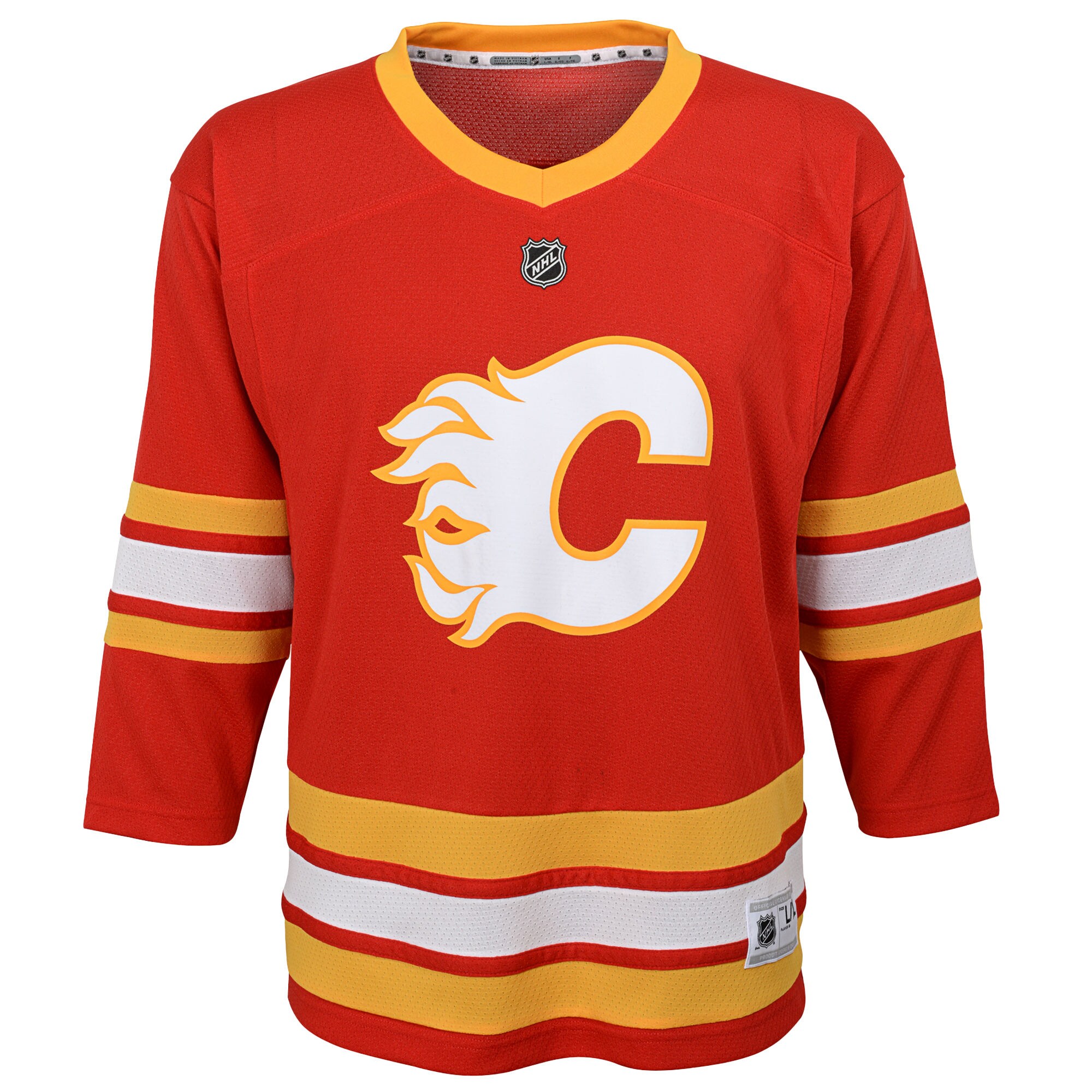 Calgary Flames Youth Home Replica Custom Jersey - Red cheap jerseys for sale - CheapJerseys.Shop