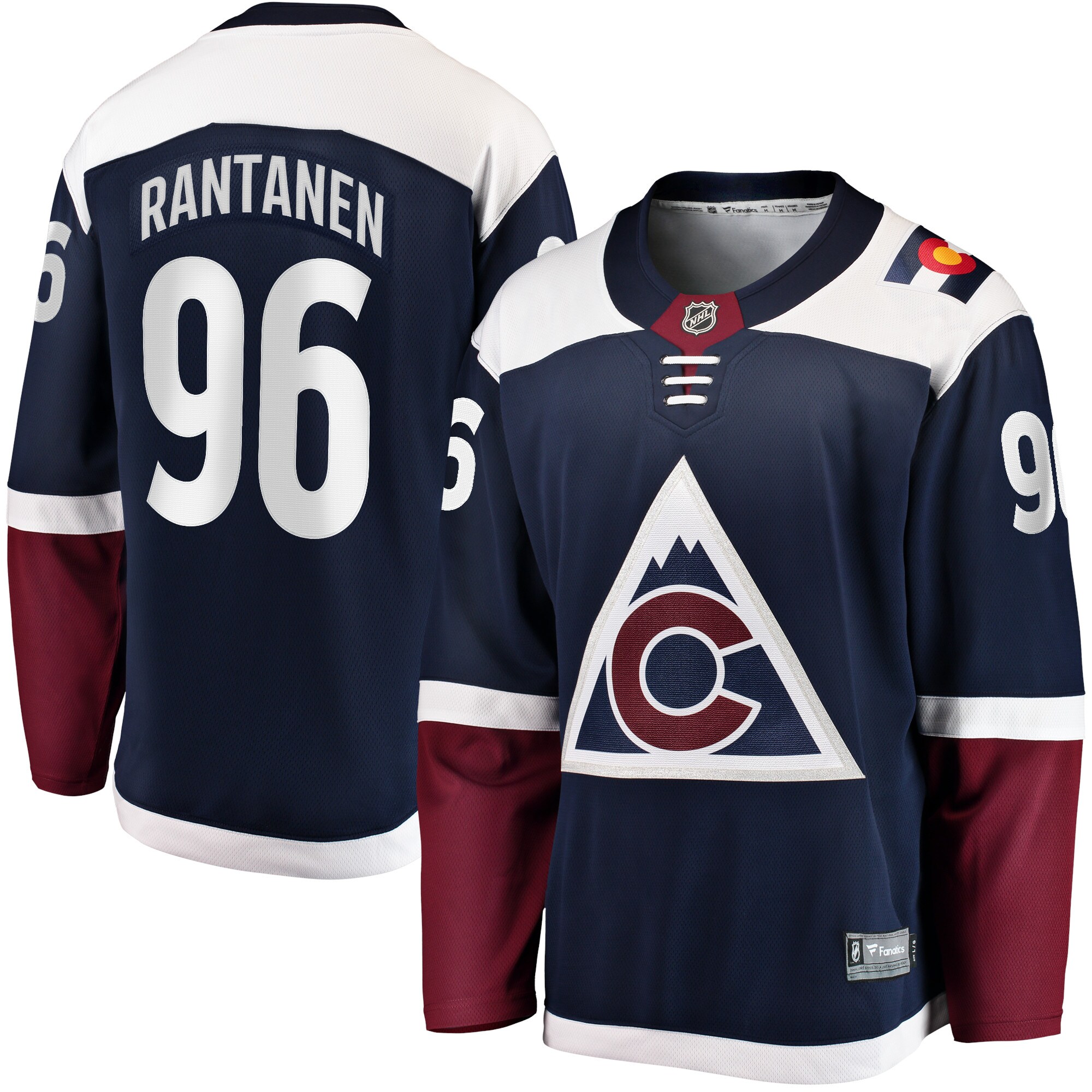 Mikko Rantanen Colorado Avalanche Fanatics Premier Breakaway Player Jersey - Navy cheap jerseys for sale - CheapJerseys.Shop