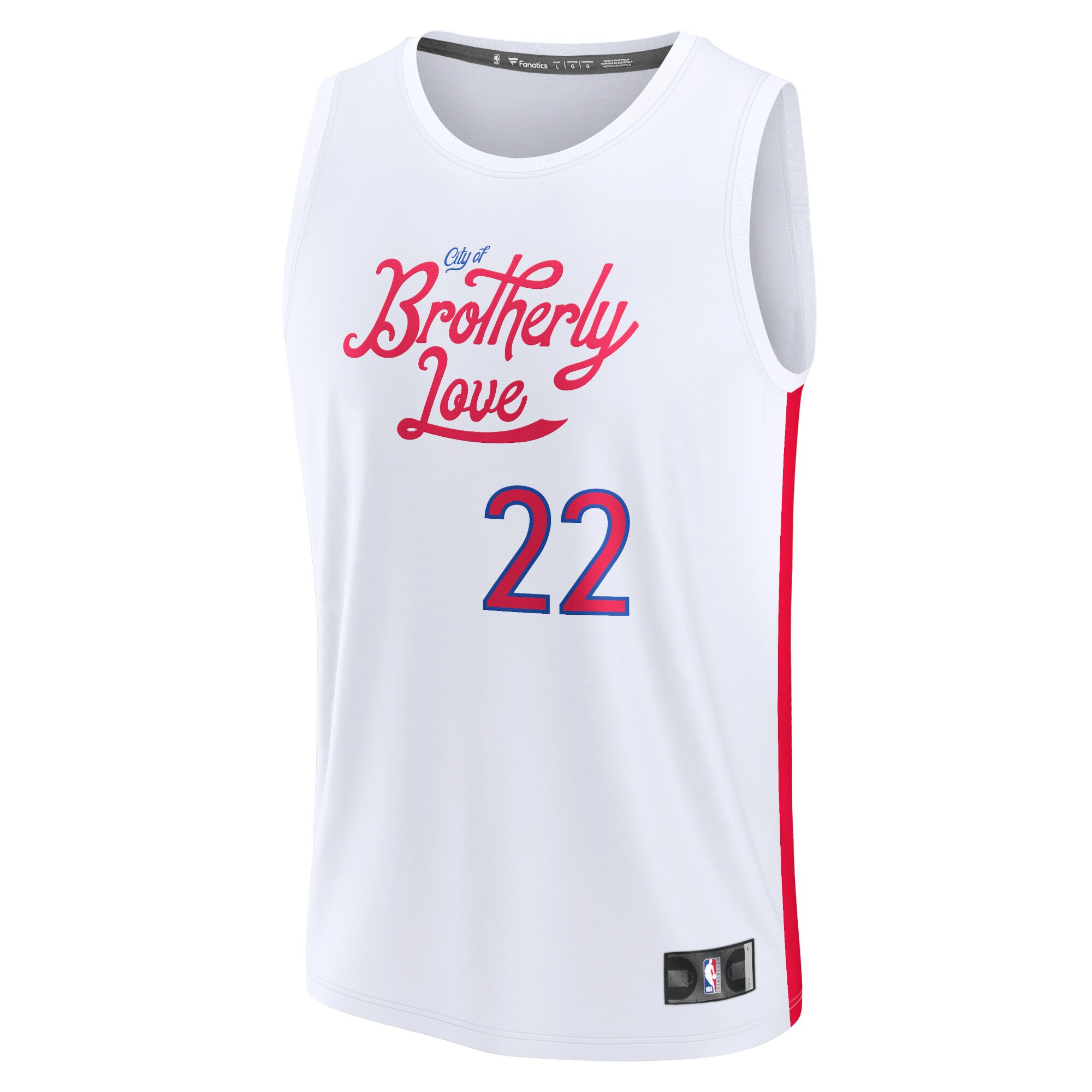 Matisse Thybulle Philadelphia 76ers Fanatics Youth Fastbreak Jersey - City Edition - White cheap jerseys for sale - CheapJerseys.Shop