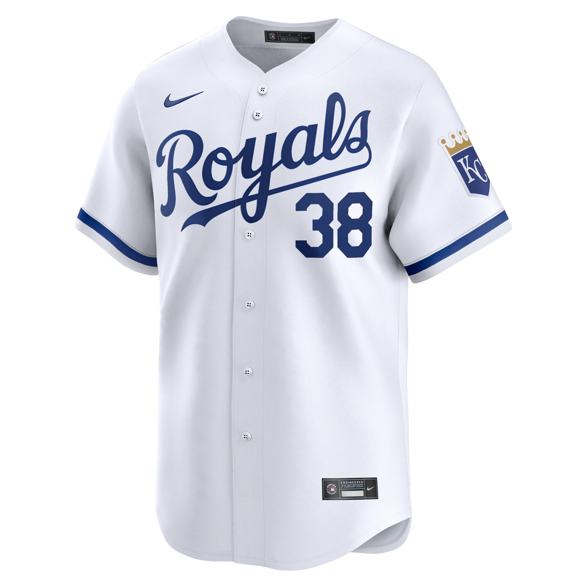 Josh Taylor Kansas City Royals Home Limited Player Jersey - White cheap jerseys for sale - CheapJerseys.Shop