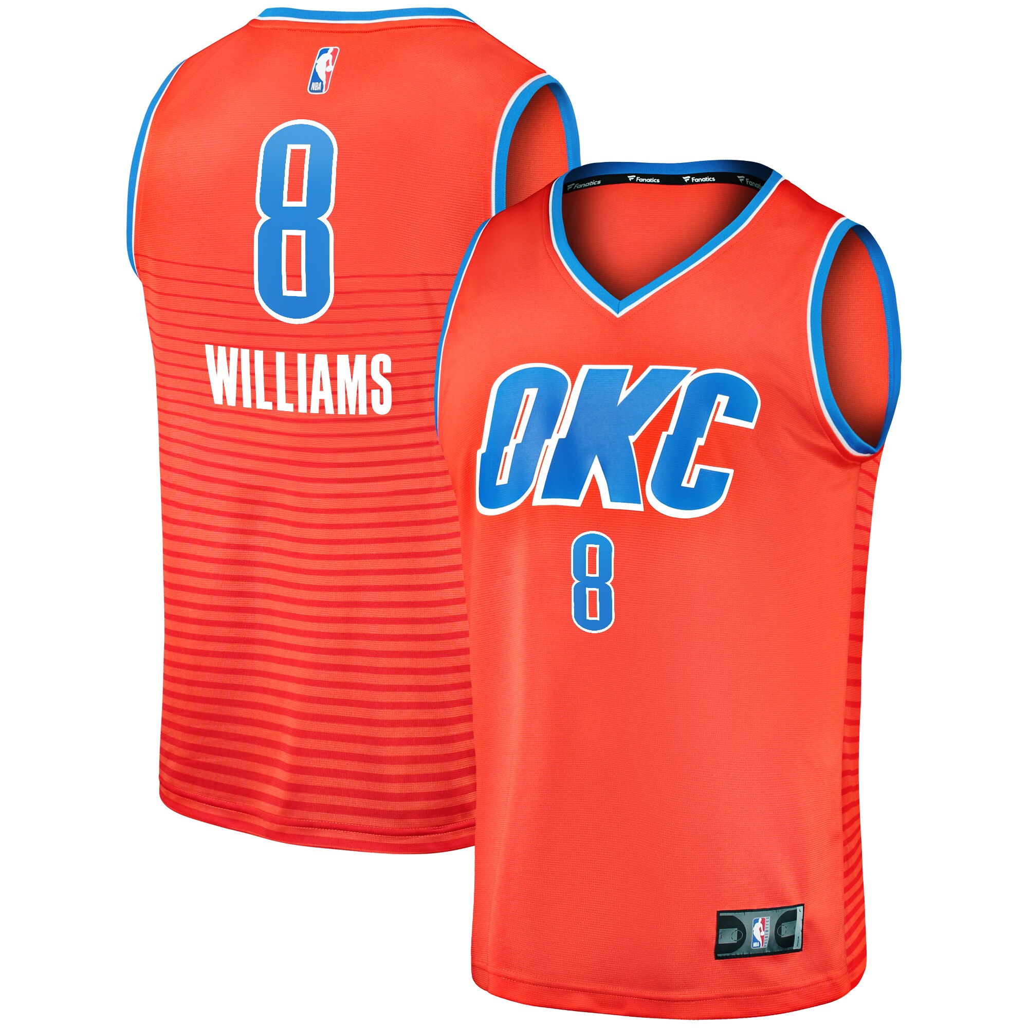 Jalen Williams Oklahoma City Thunder Fanatics Fast Break Replica Player Jersey - Statement Edition - Orange cheap jerseys for sale - CheapJerseys.Shop