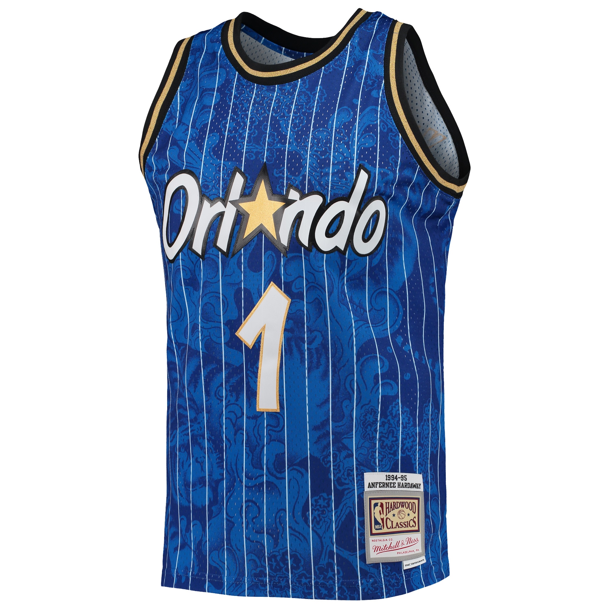 Penny Hardaway Orlando Magic Mitchell & Ness Hardwood Classics 1994\/95 Lunar New Year Swingman Jersey - Blue cheap jerseys for sale - CheapJerseys.Shop