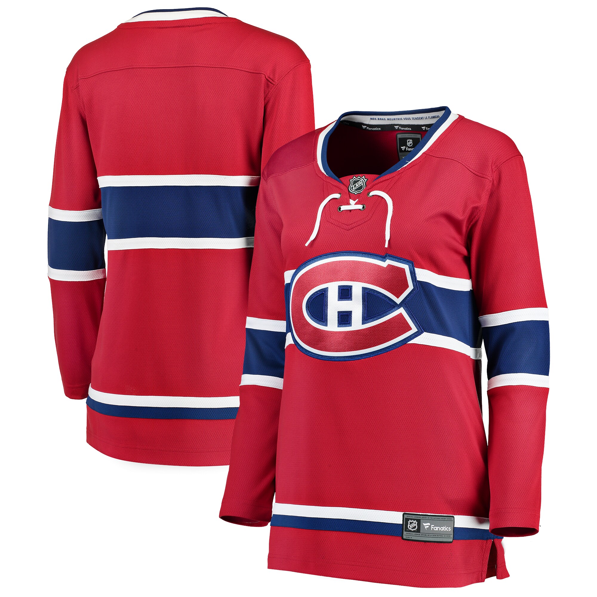 Montreal Canadiens Fanatics Women's Breakaway Home Jersey - Red cheap jerseys for sale - CheapJerseys.Shop