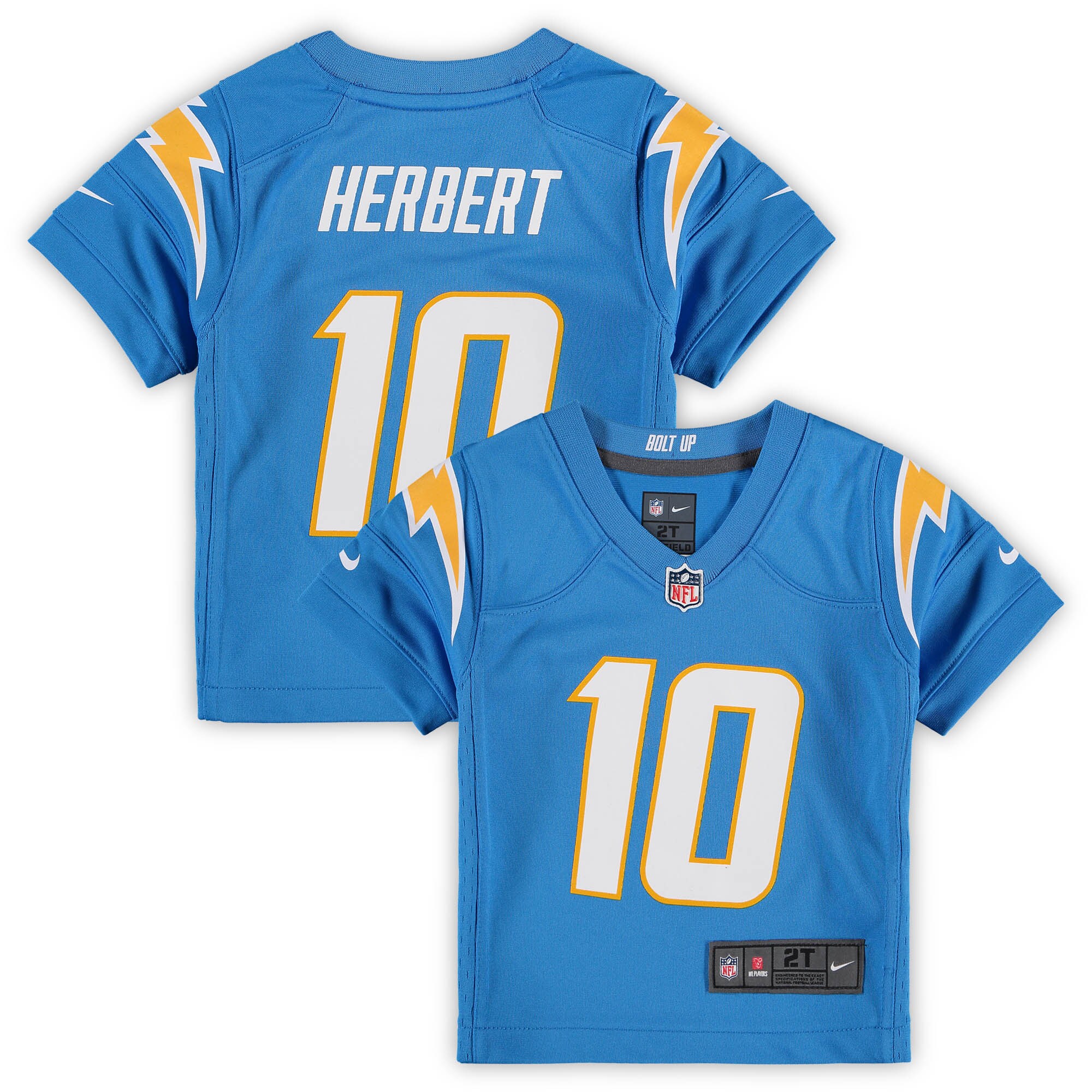 Justin Herbert Los Angeles Chargers Toddler Game Jersey - Powder Blue cheap jerseys for sale - CheapJerseys.Shop