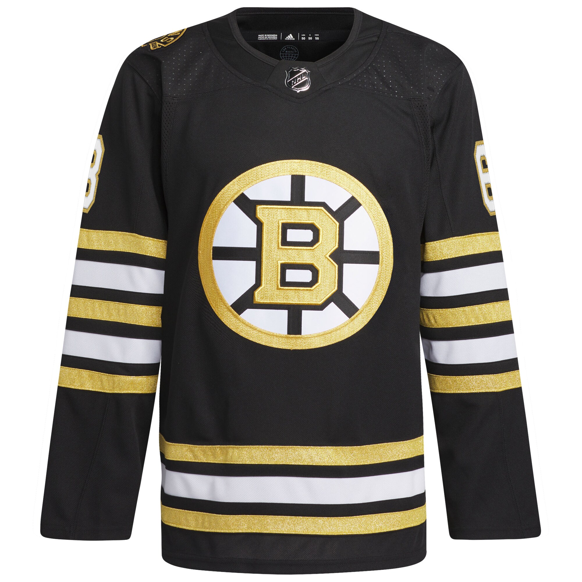 Brad Marchand Boston Bruins Primegreen 100th Anniversary Authentic Player Jersey - Black cheap jerseys for sale - CheapJerseys.Shop