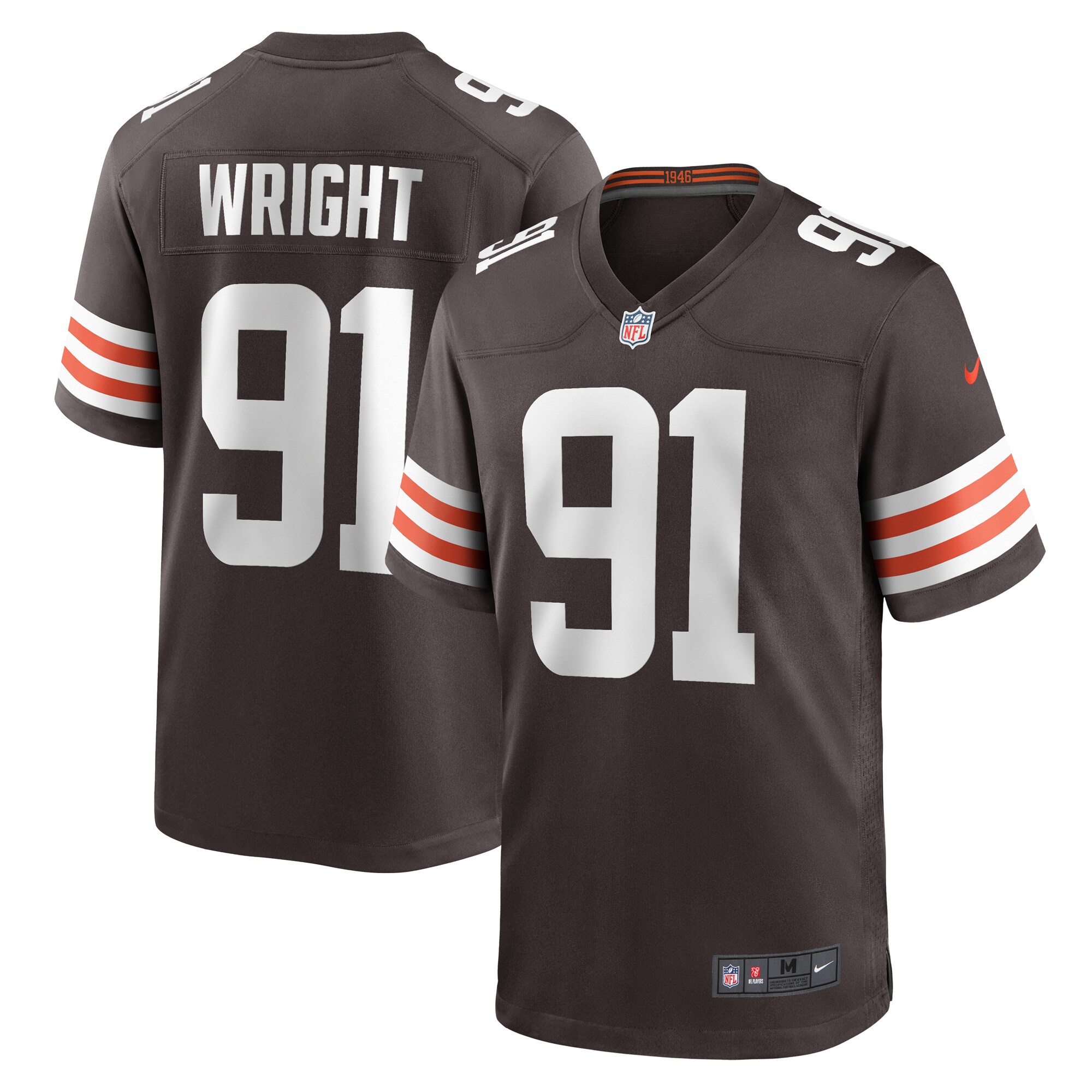 Alex Wright Cleveland Browns Team Game Jersey - Brown cheap jerseys for sale - CheapJerseys.Shop