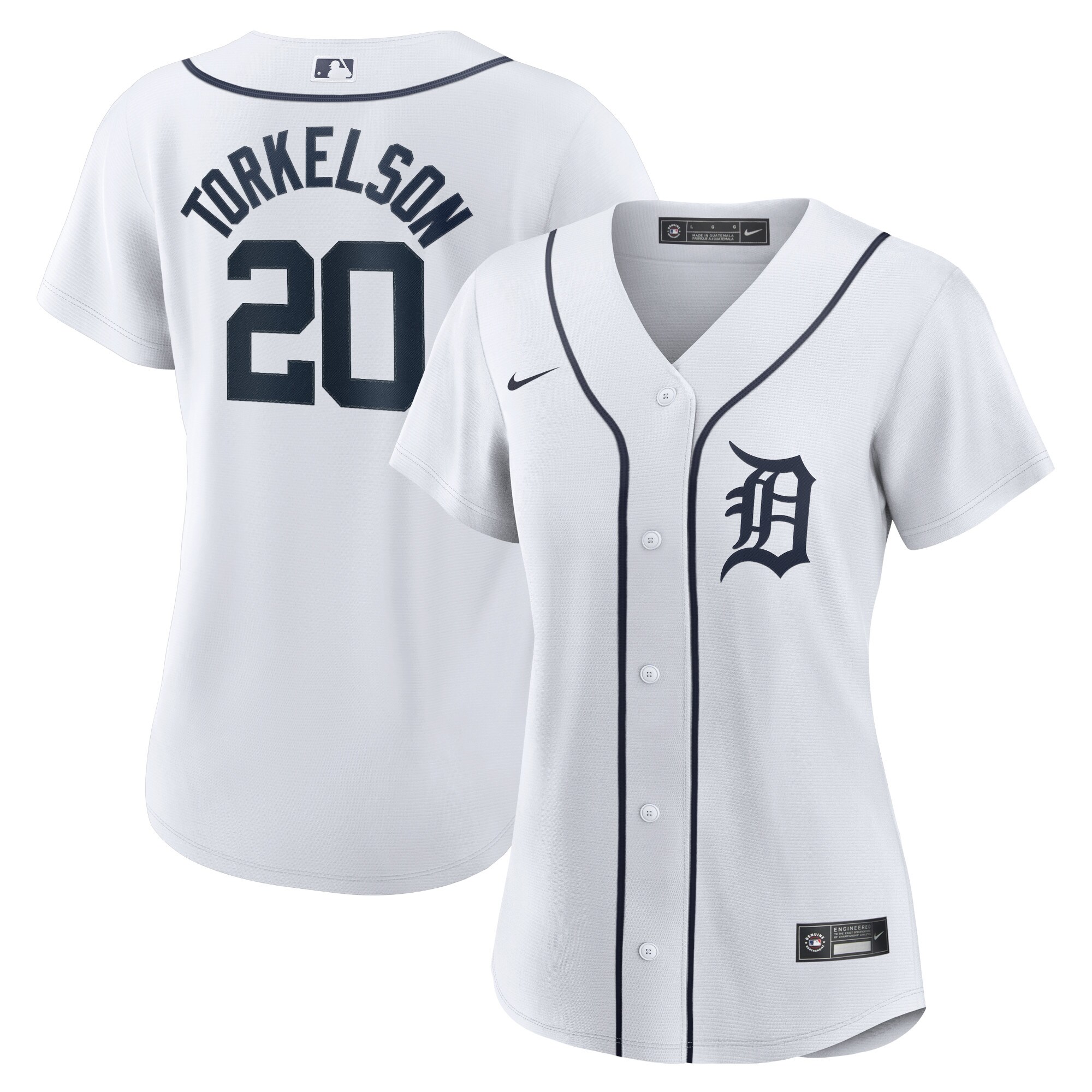 Spencer Torkelson Detroit Tigers Women's Home Replica Player Jersey - White cheap jerseys for sale - CheapJerseys.Shop