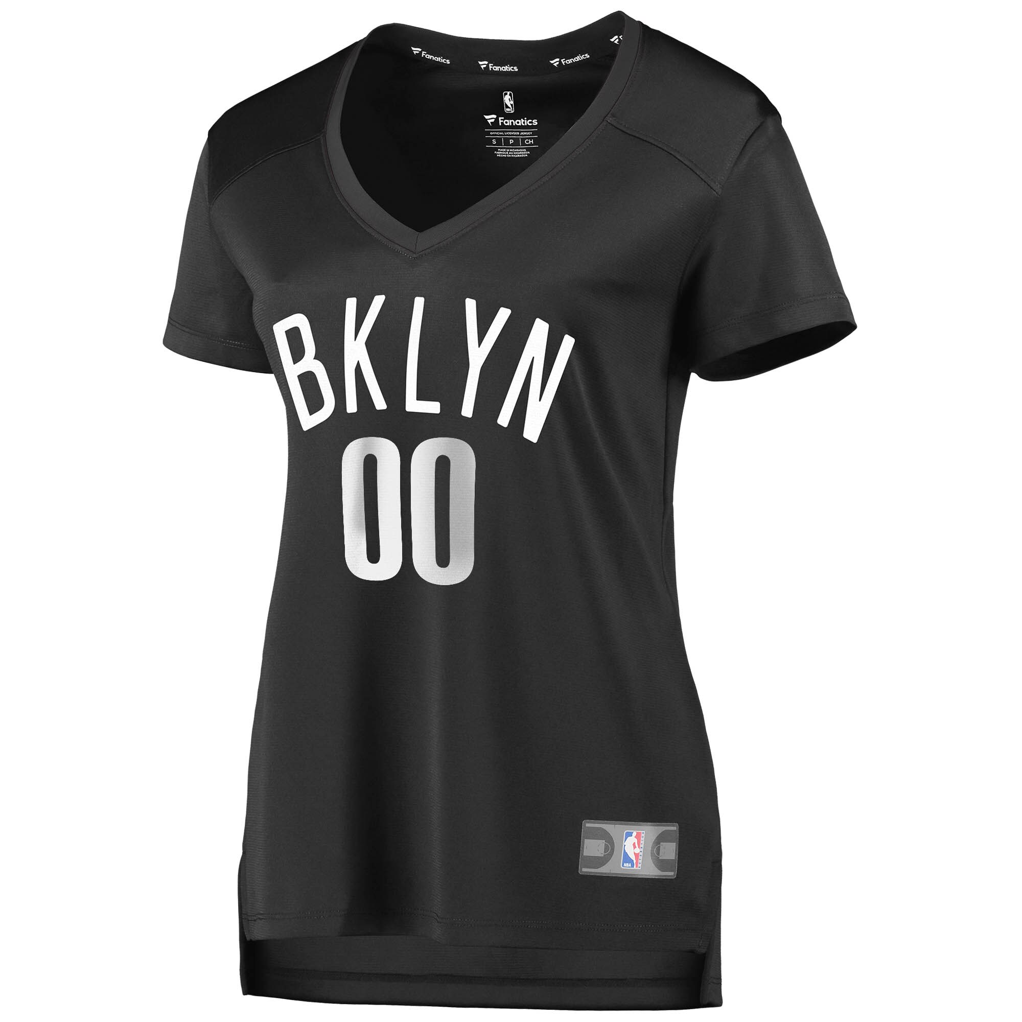 Brooklyn Nets Fanatics Women's Fast Break Replica Custom Jersey Charcoal - Statement Edition cheap jerseys for sale - CheapJerseys.Shop