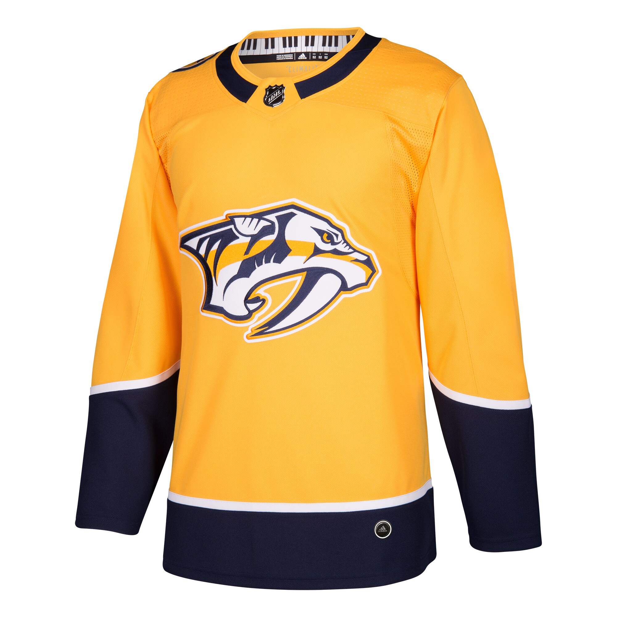 Nashville Predators Home Authentic Blank Jersey - Gold cheap jerseys for sale - CheapJerseys.Shop