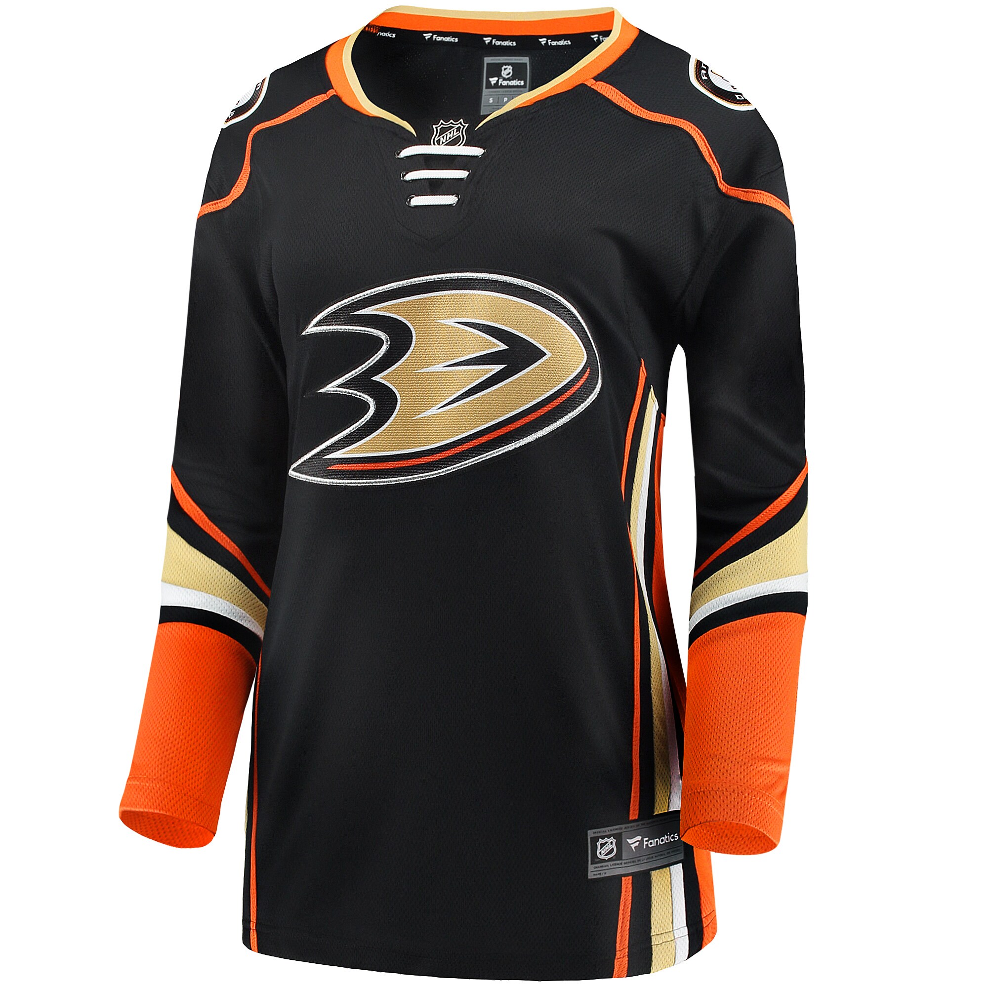 Anaheim Ducks Fanatics Women's Breakaway Home Jersey - Black cheap jerseys for sale - CheapJerseys.Shop