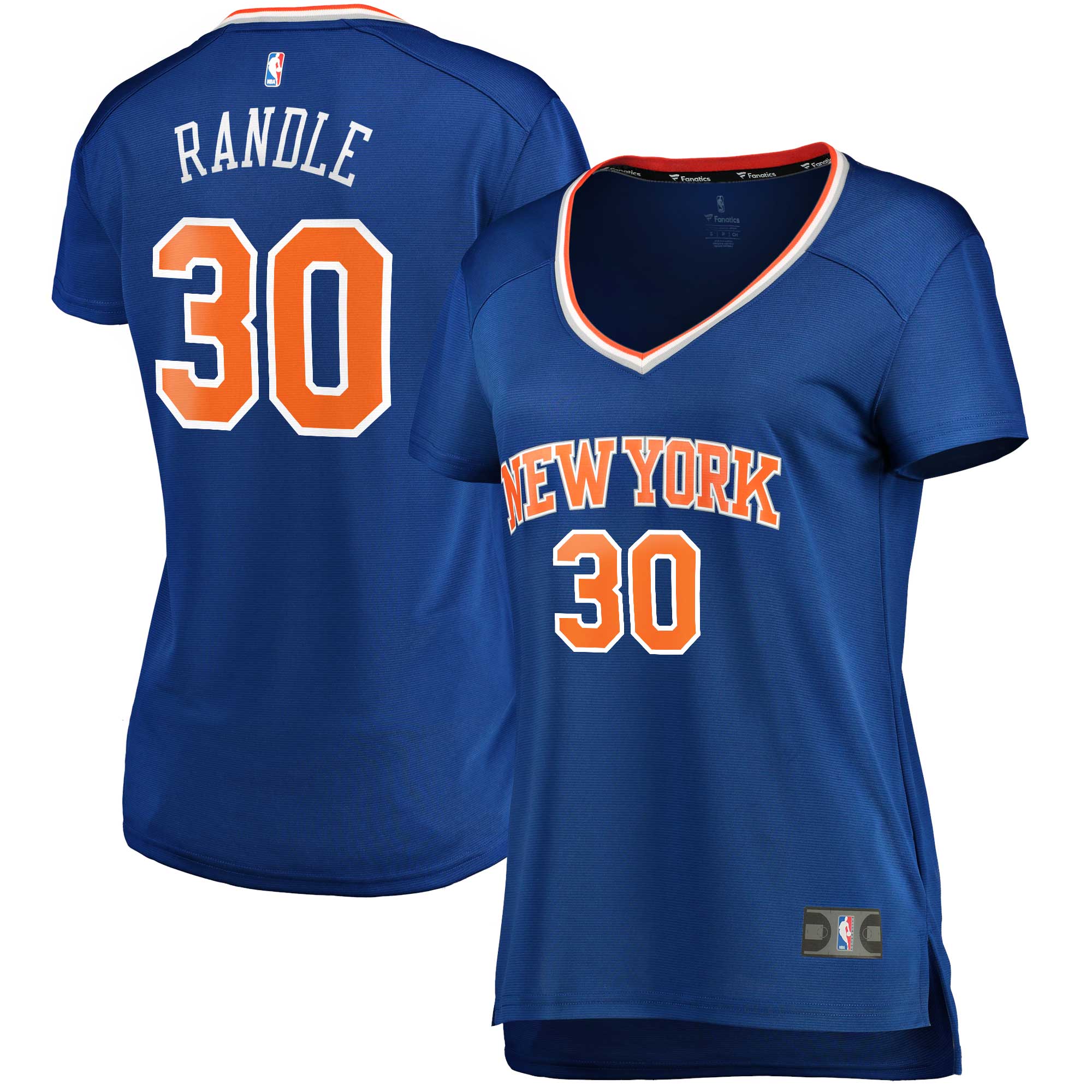 Julius Randle New York Knicks Fanatics Women's Fast Break Replica Player Jersey - Blue - Icon Edition cheap jerseys for sale - CheapJerseys.Shop