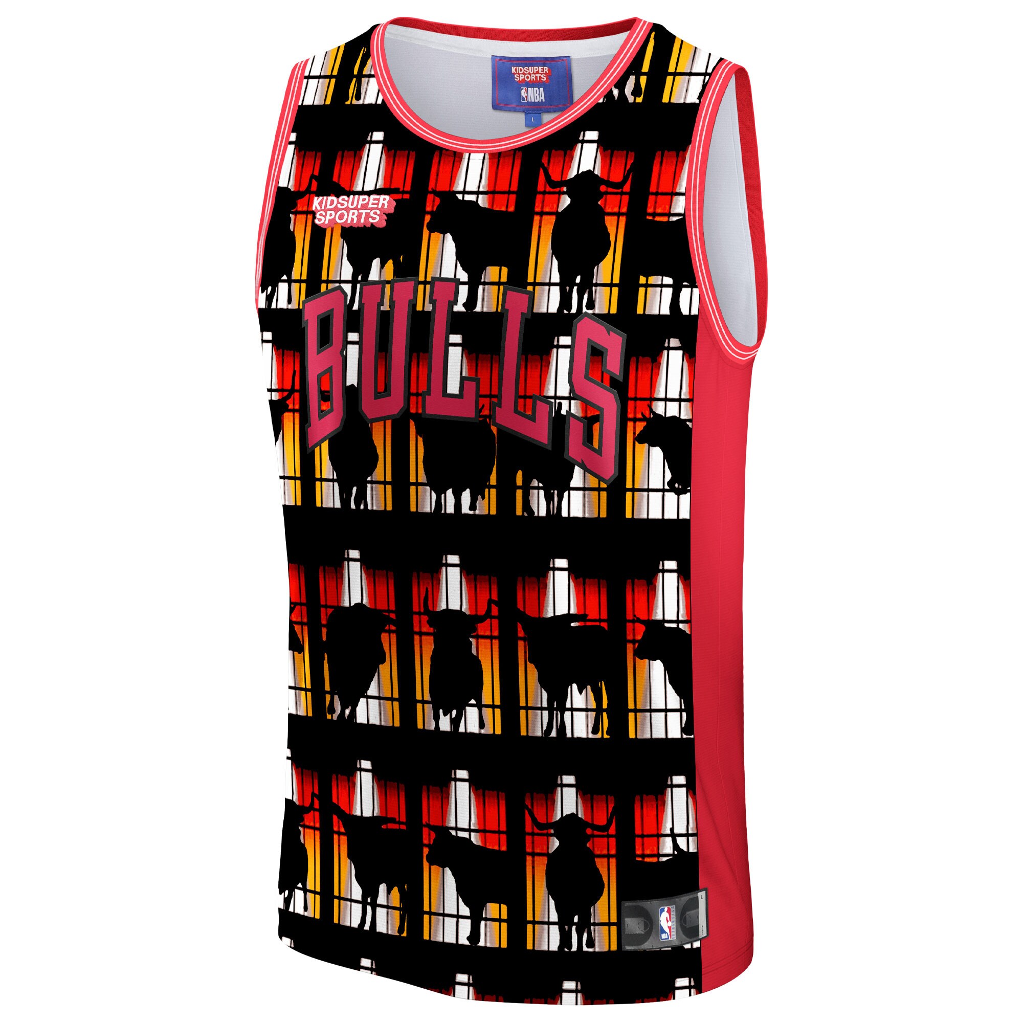 Chicago Bulls & KidSuper Studios by Fanatics Unisex Hometown Jersey - Red cheap jerseys for sale - CheapJerseys.Shop