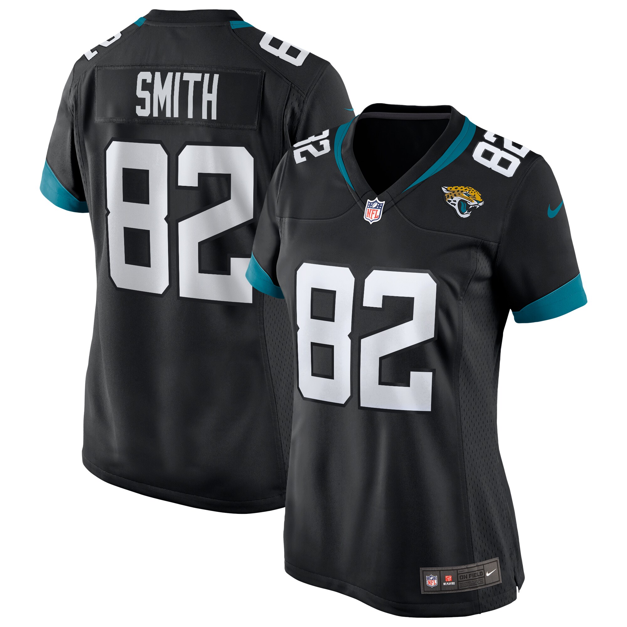 Jimmy Smith Jacksonville Jaguars Women's Game Retired Player Jersey - Black cheap jerseys for sale - CheapJerseys.Shop