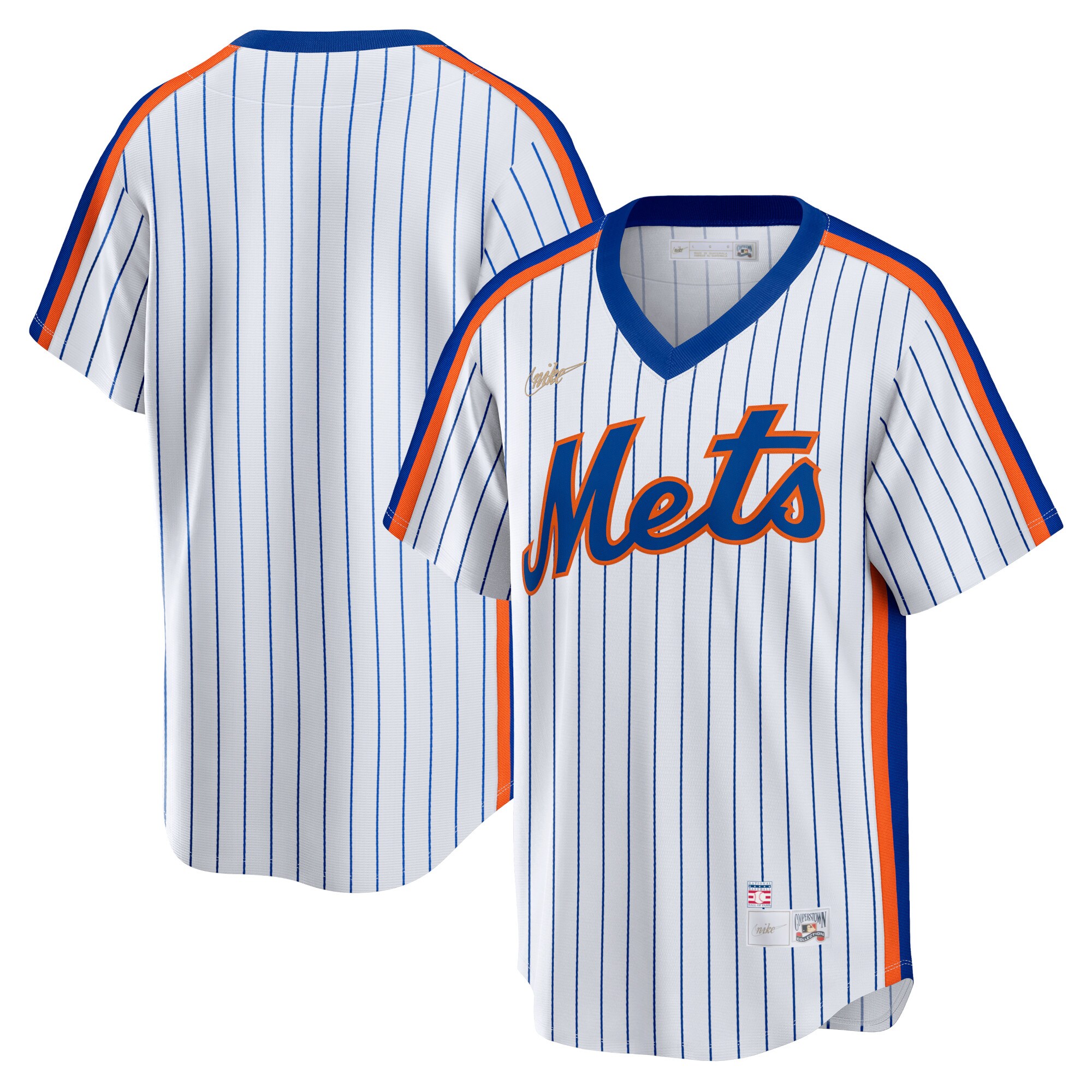 New York Mets Home Cooperstown Collection Team Jersey - White cheap jerseys for sale - CheapJerseys.Shop